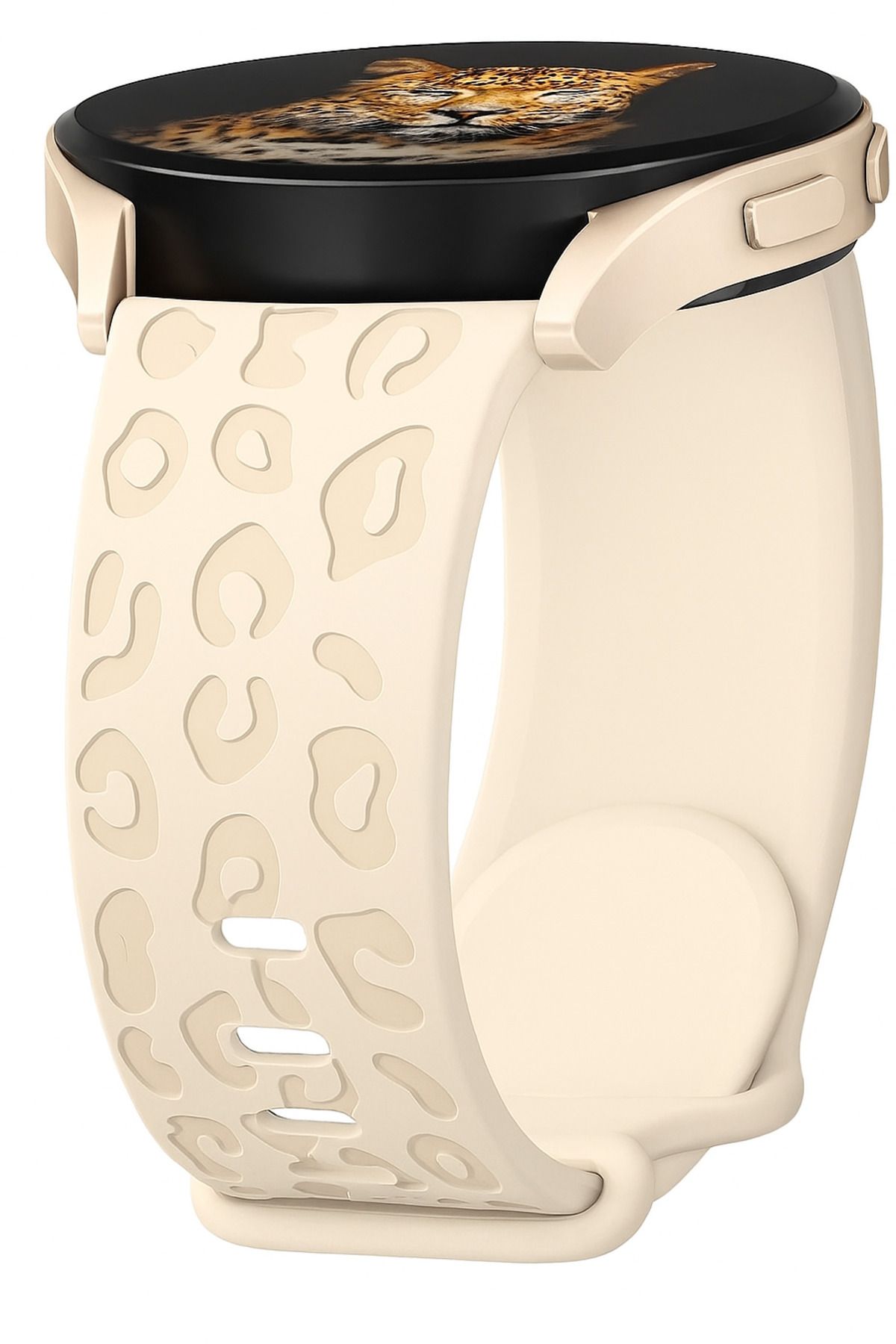 Novatis-Huawei Fit 4 / Fit 4 Pro / Fit 3 Compatible Leopard Pattern Textured Soft Silicone Cord 1