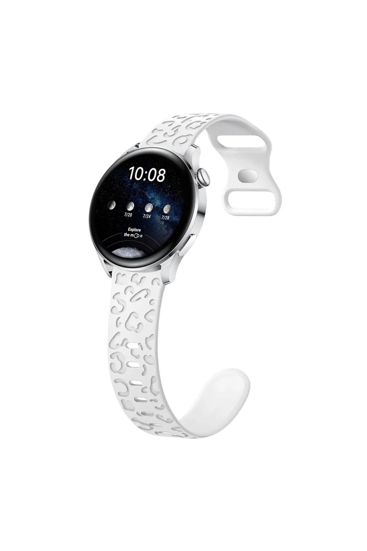 Novatis-Huawei Fit 4 / Fit 4 Pro / Fit 3 Compatible Leopard Pattern Textured Soft Silicone Cord 2