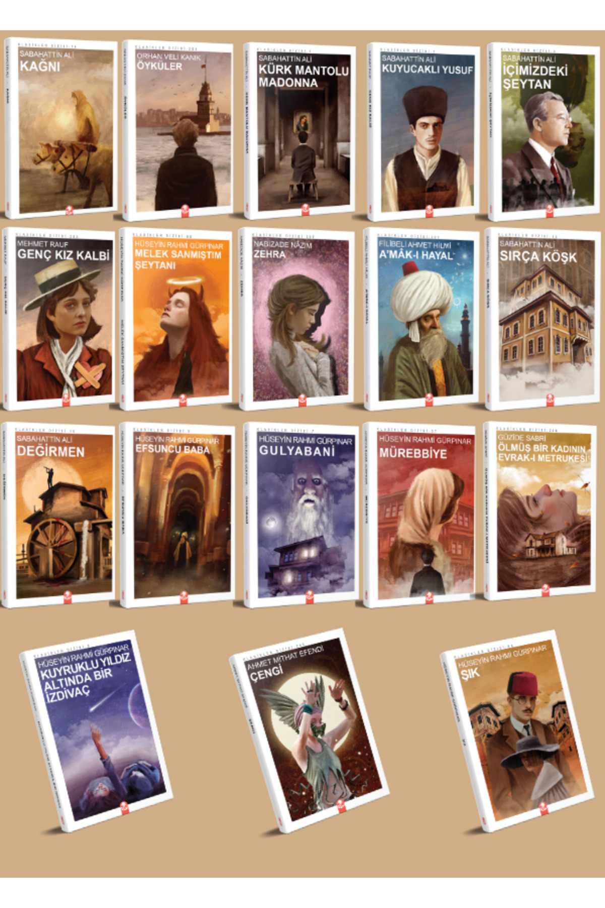 Kızıl Panda Yayınevi Türk Edebiyat Klasiklerinden En Çok Okunan 18 kitap