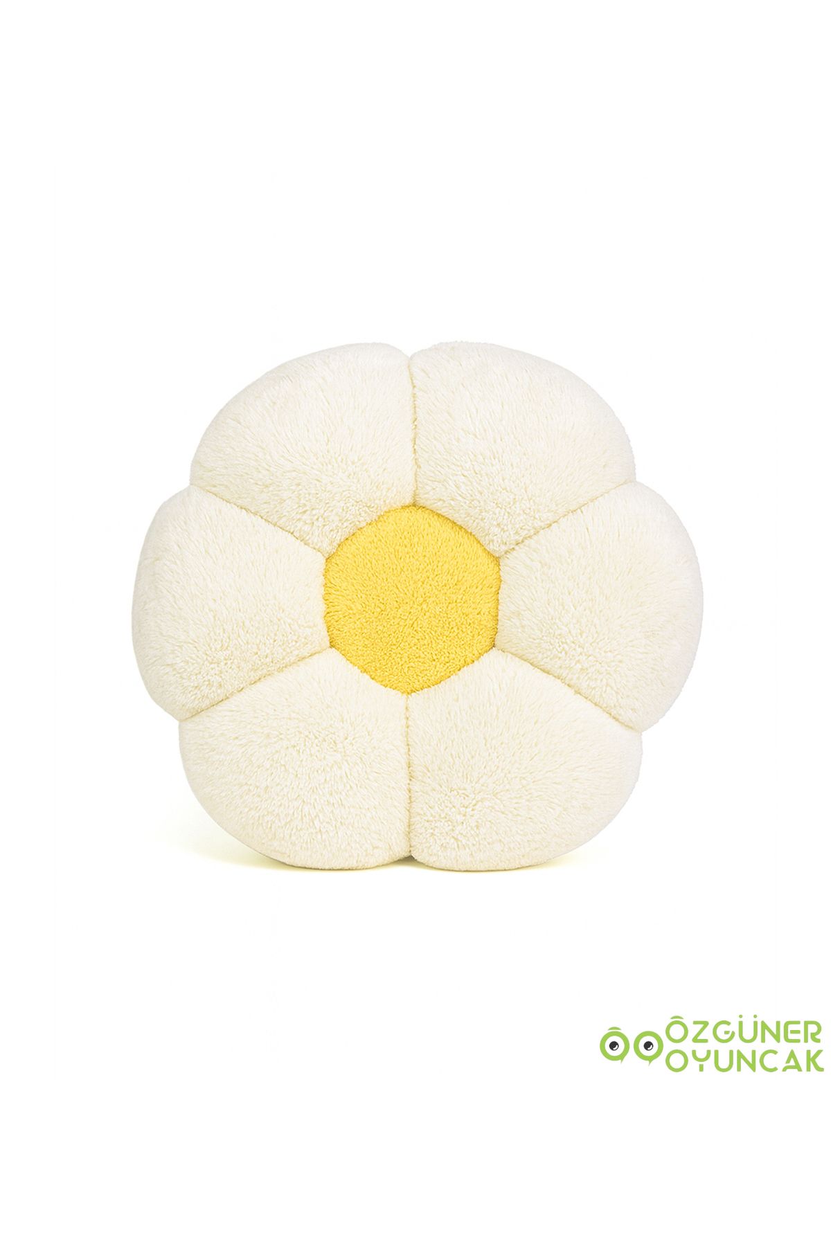 Özgüner Oyuncak-Decorative Daisy Shaped Plush Pillow 40 cm – Soft and Comfortable Design 2