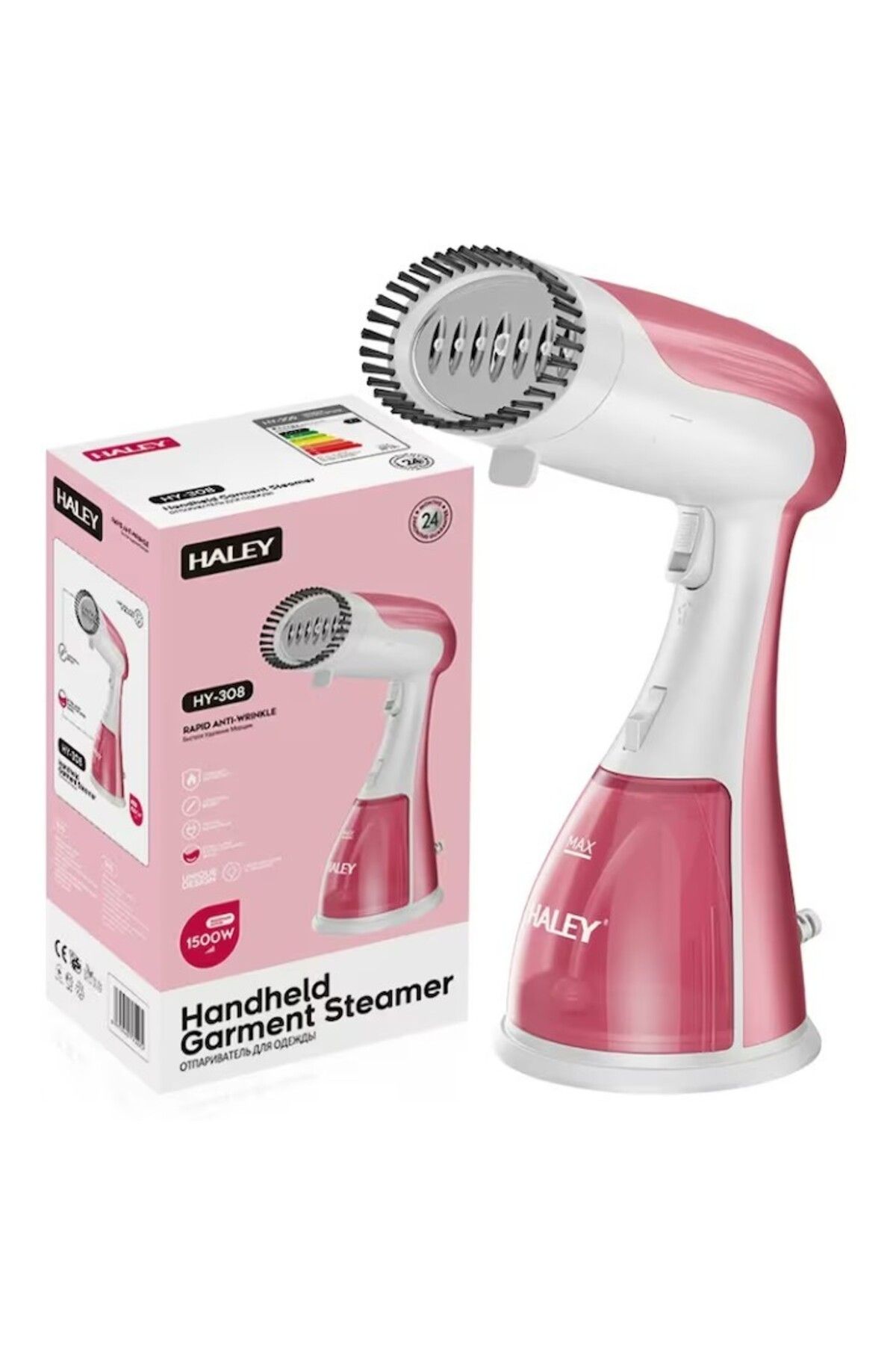 HALEY-HY-308 Steam Iron – Compact Design, Fast Heat-up in 15 Seconds and Professional Performance 1