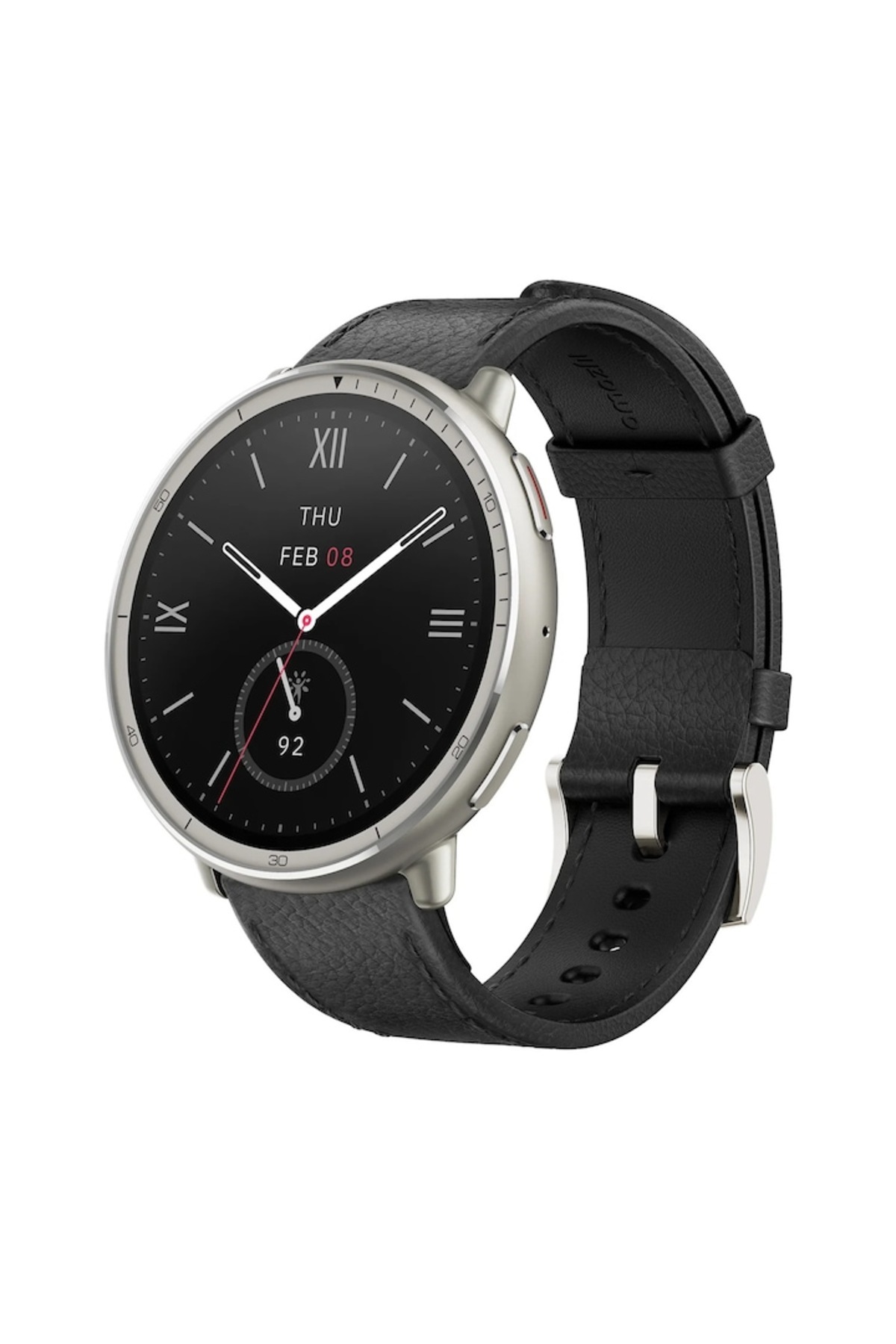 Amazfit-Smartwatch Active 2 PREMIUM, GPS, Android/iOS, Black Leather 2