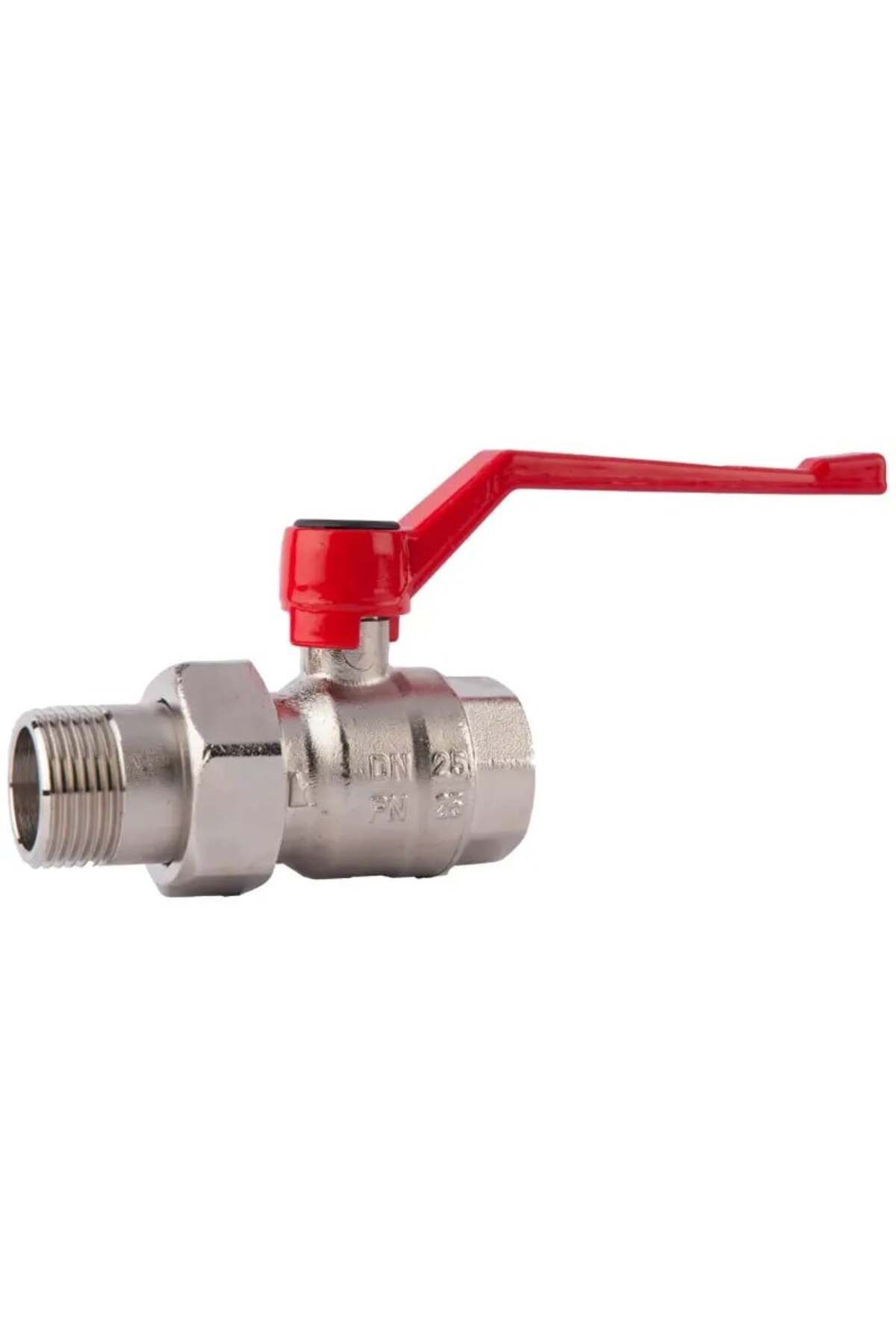 Herz-Ball Valve with Union Connection, FI-FE Ø 1 1/2", Nr. 1, PN 25, Butterfly Handle 2