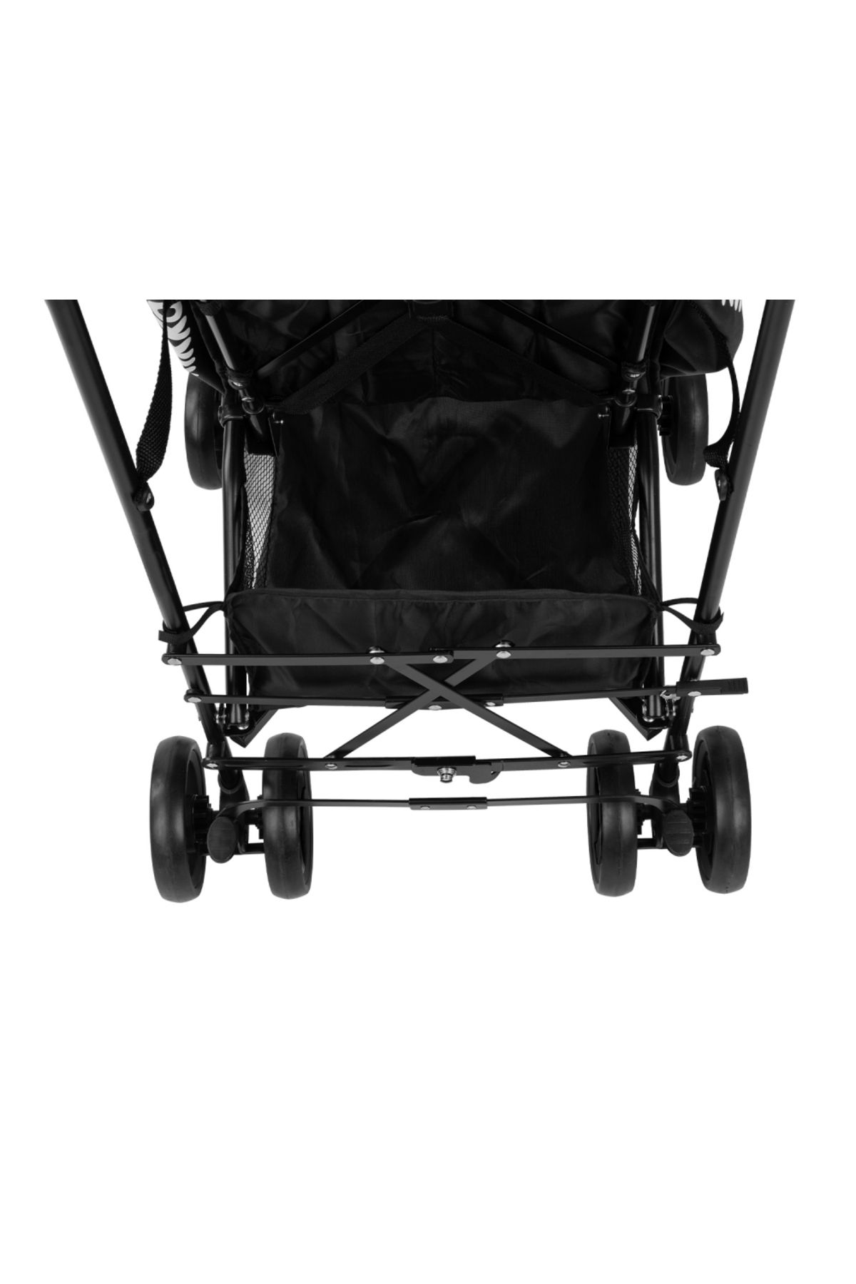 Kikka Boo-KikkaBoo Beetle Mint Baby Stroller with Adjustable Backrest, Removable Bumper Bar, Folds 5