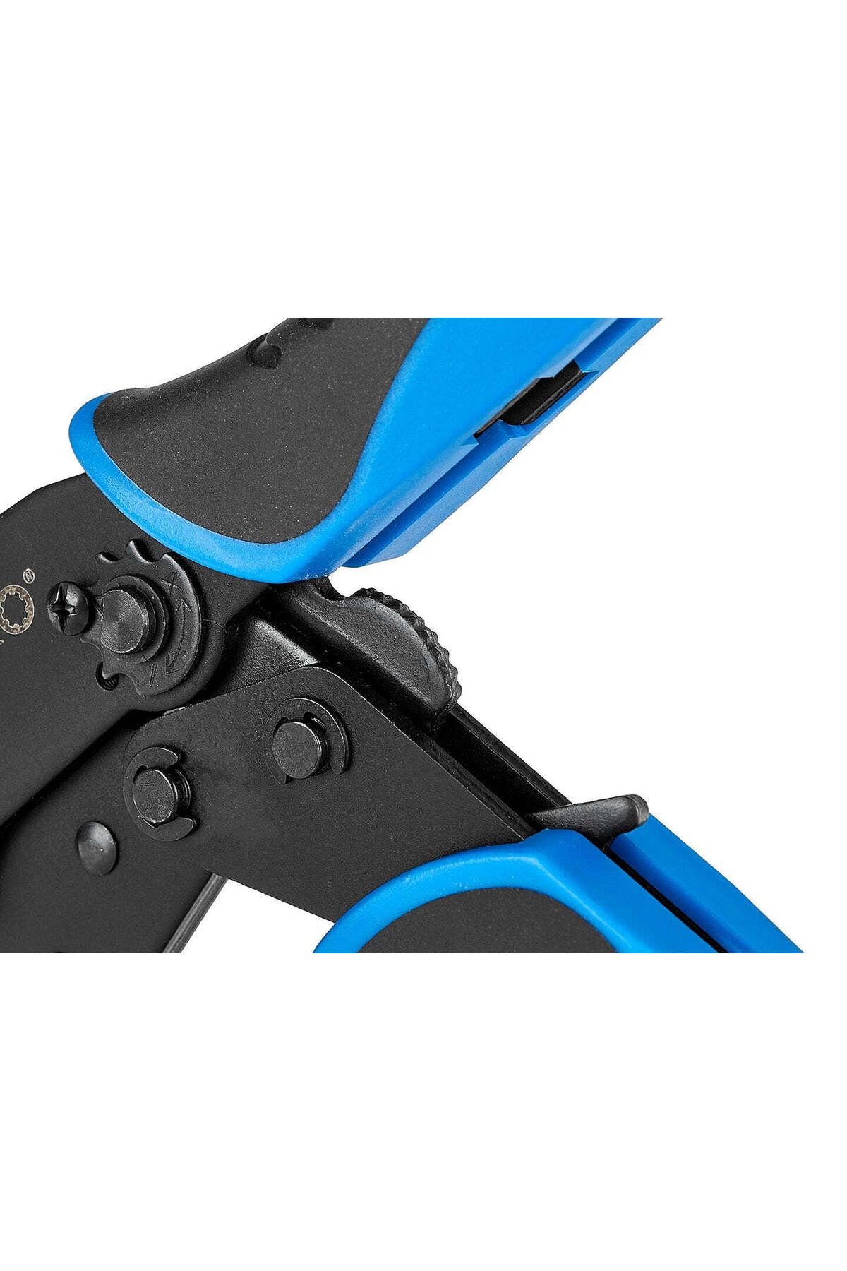 GEKO-CRIMPING PLIERS FOR CONNECTORS AND SOCKETS WITH 5 INTERCHANGEABLE HEADS 9
