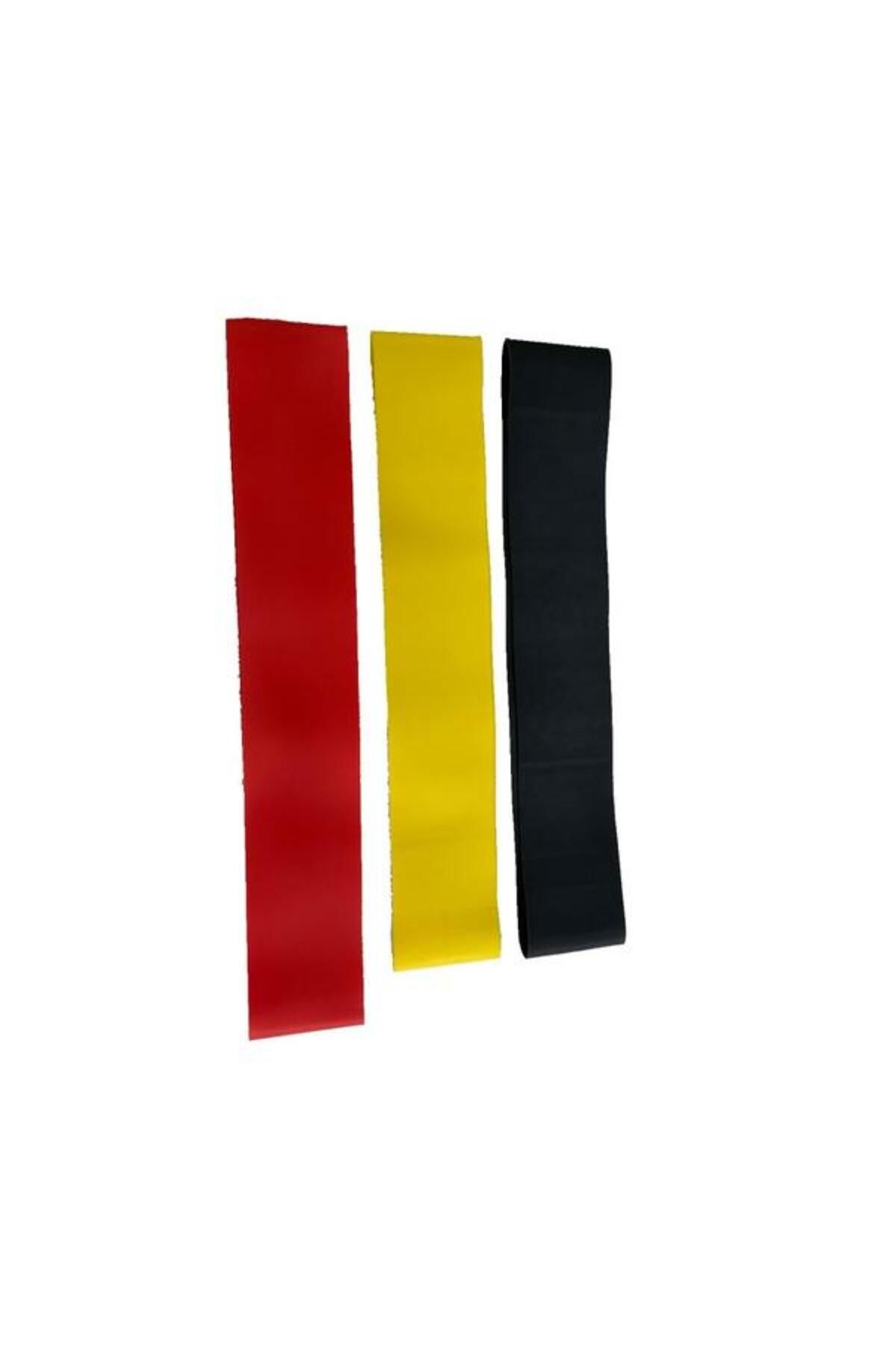 Techfit-Set 3 elastic bands, Latex TECHFIT, Transport pouch 3