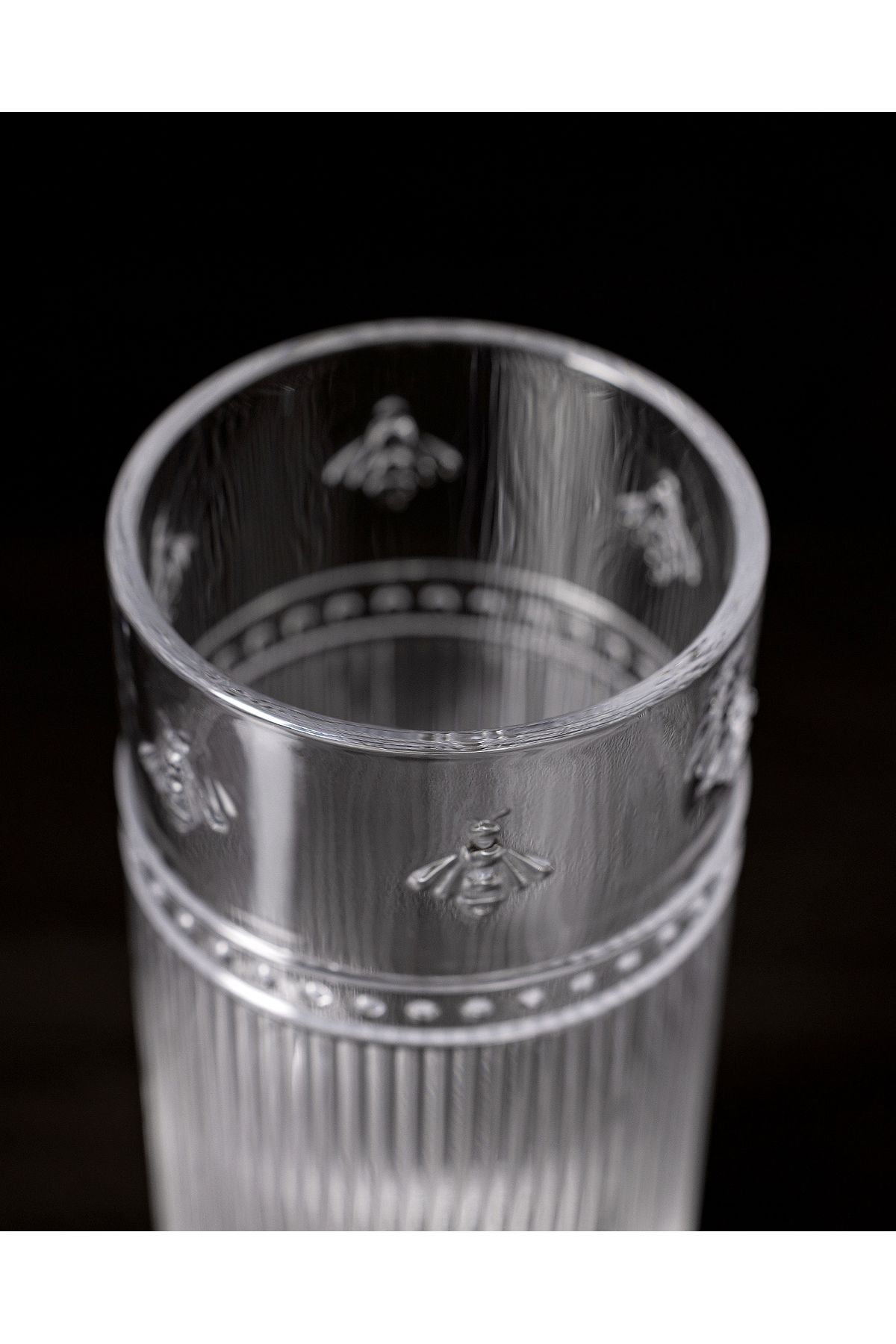 Madame Coco-Abeille Set of 4 Soft Drink Glasses - Transparent - 340 ml 4