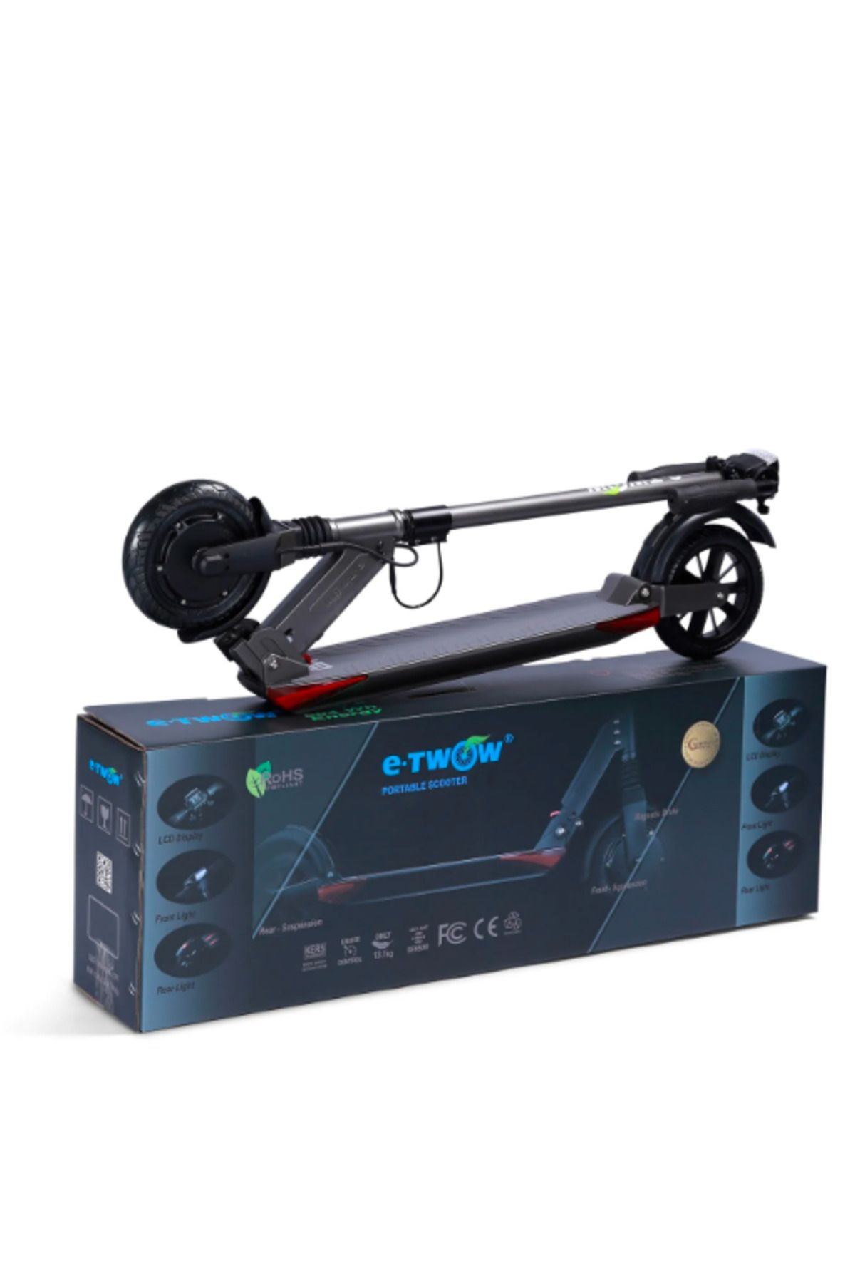 E-Twow-Electric Scooter S2 GT S, Max Speed 40 Km/h, Range 30-45 Km, 500W Motor, Bluetooth, 48V/9.6 A 4
