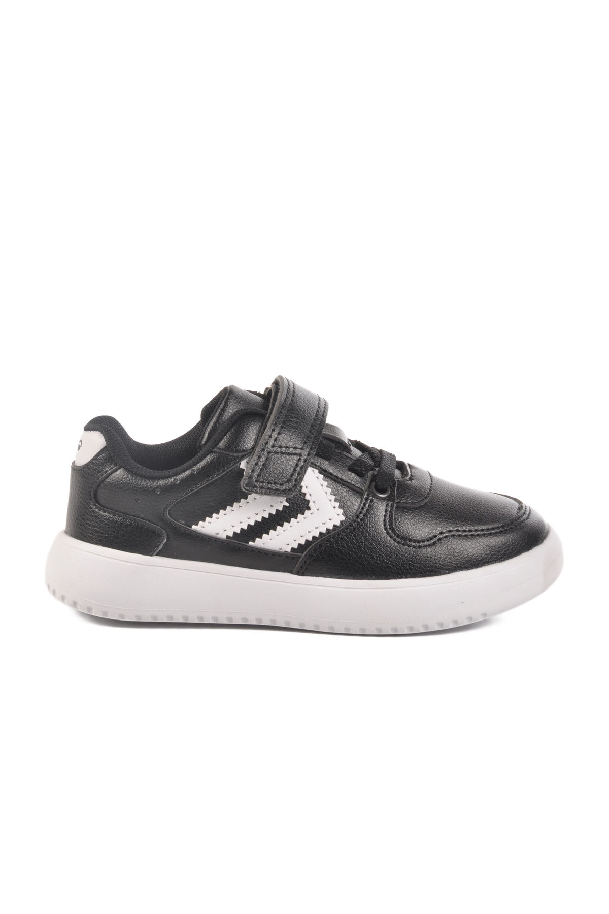 کفش ورزشی بچه‌گانه مشکی چسبی مدل Unisex کد ۹۰۰۷۱۳ Hml Kayno Jr هامل کفش اسنیکر hummel