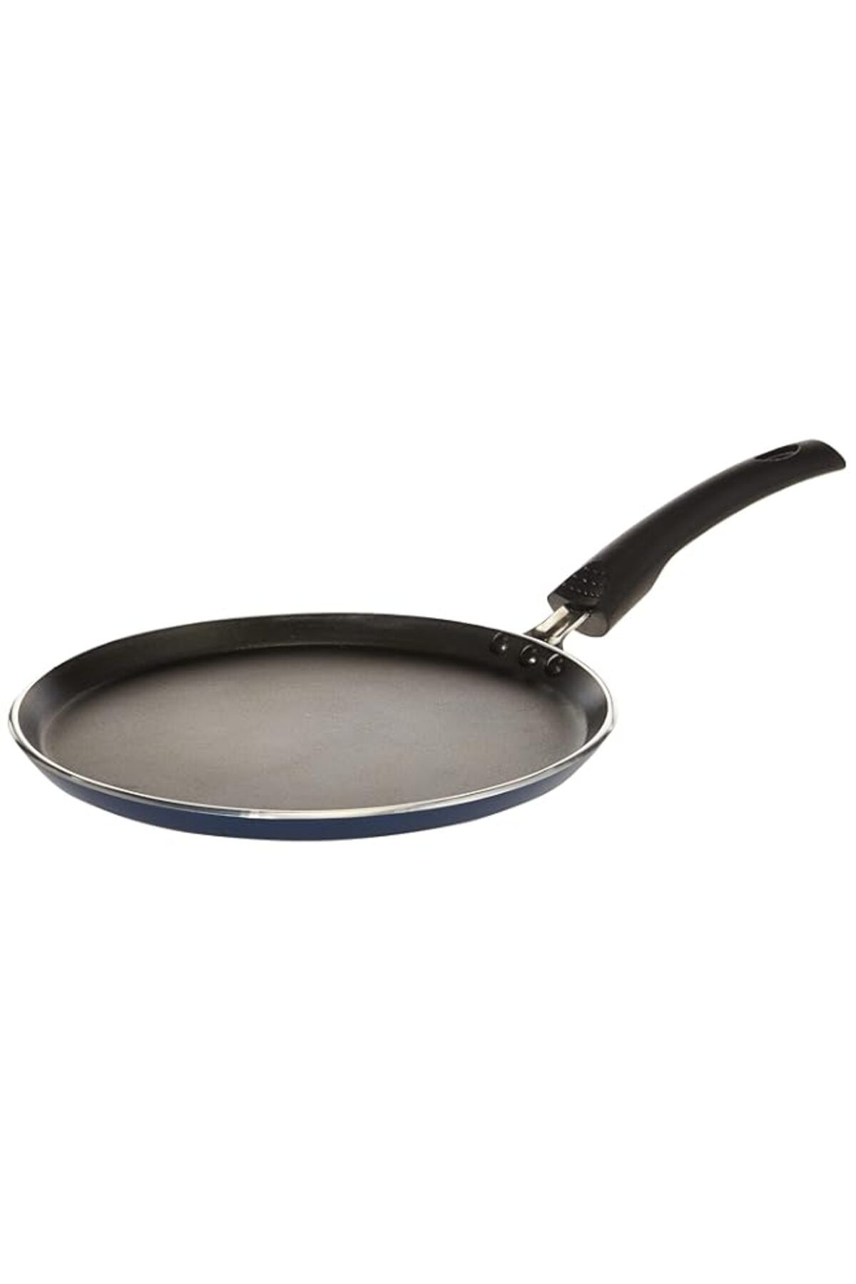 Generic-Raj Flat Dosa Tawa Fry Pan with Handle, 24 CM , Black, KT0004, Suitable for Dosa , Crepe , Pancake 1