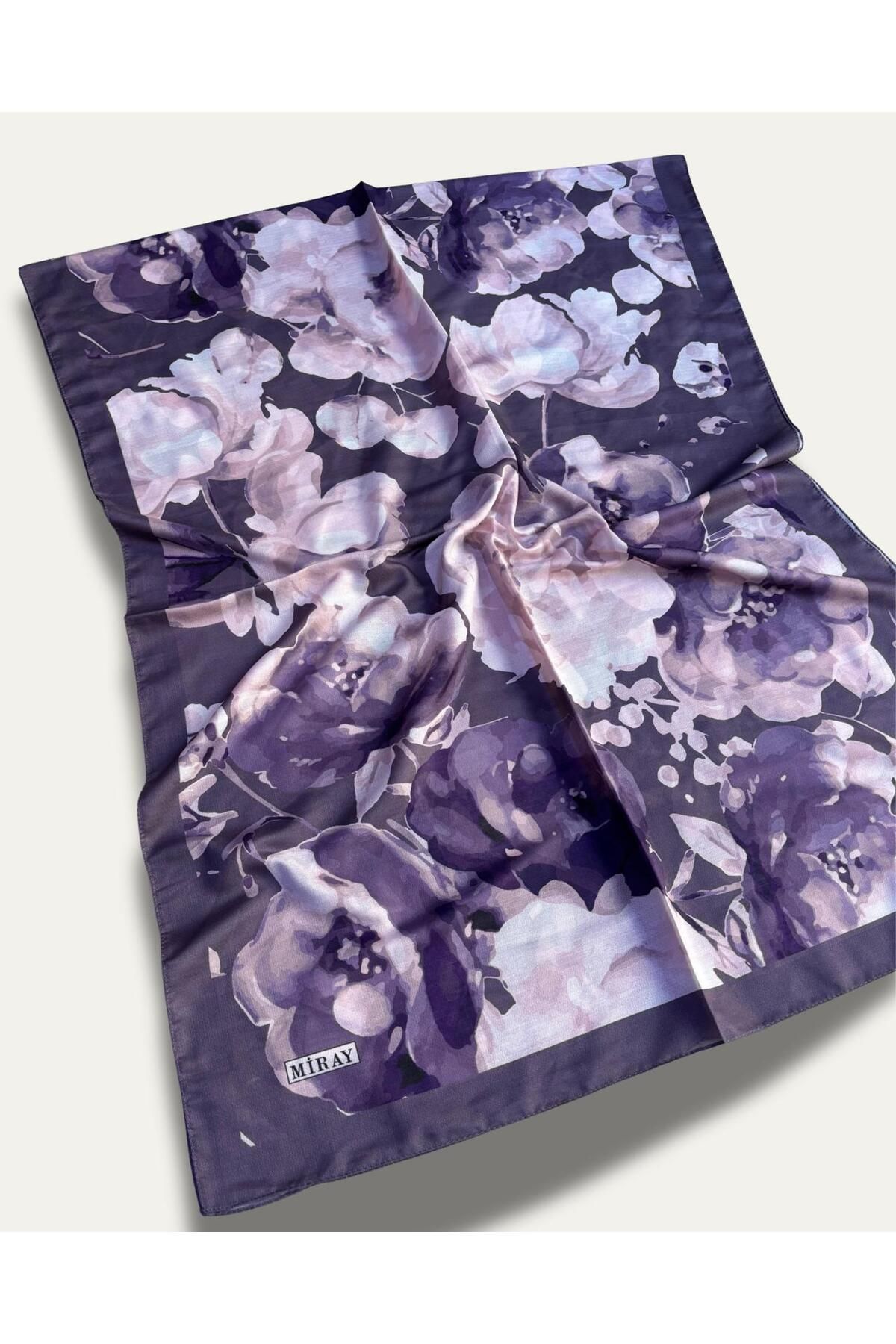 MİRAY-Light comfortable cotton soft flower pattern nevada shawl 1