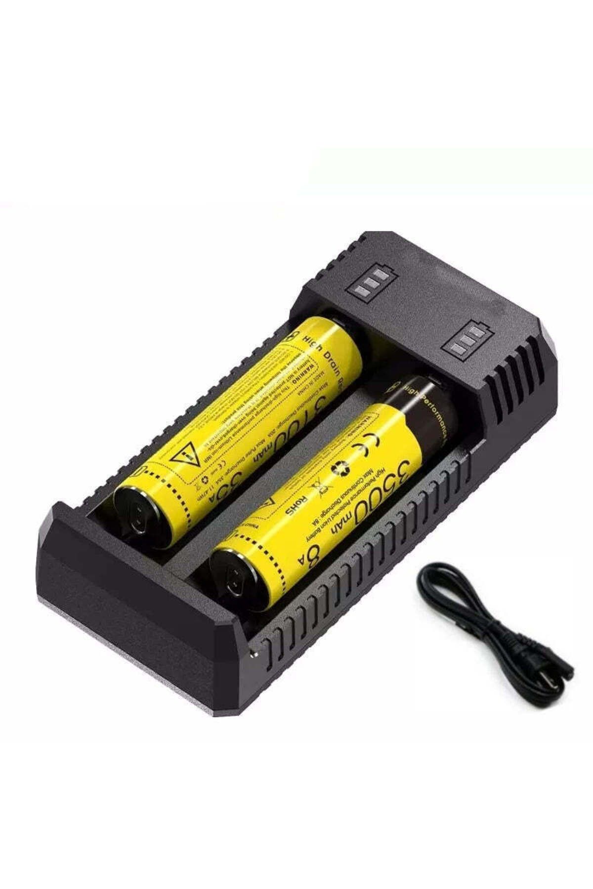 VTM-Charger for 2 Li-ion Ni-MH Ni-Cd Batteries Battery Display, Compatible with Various Models 1