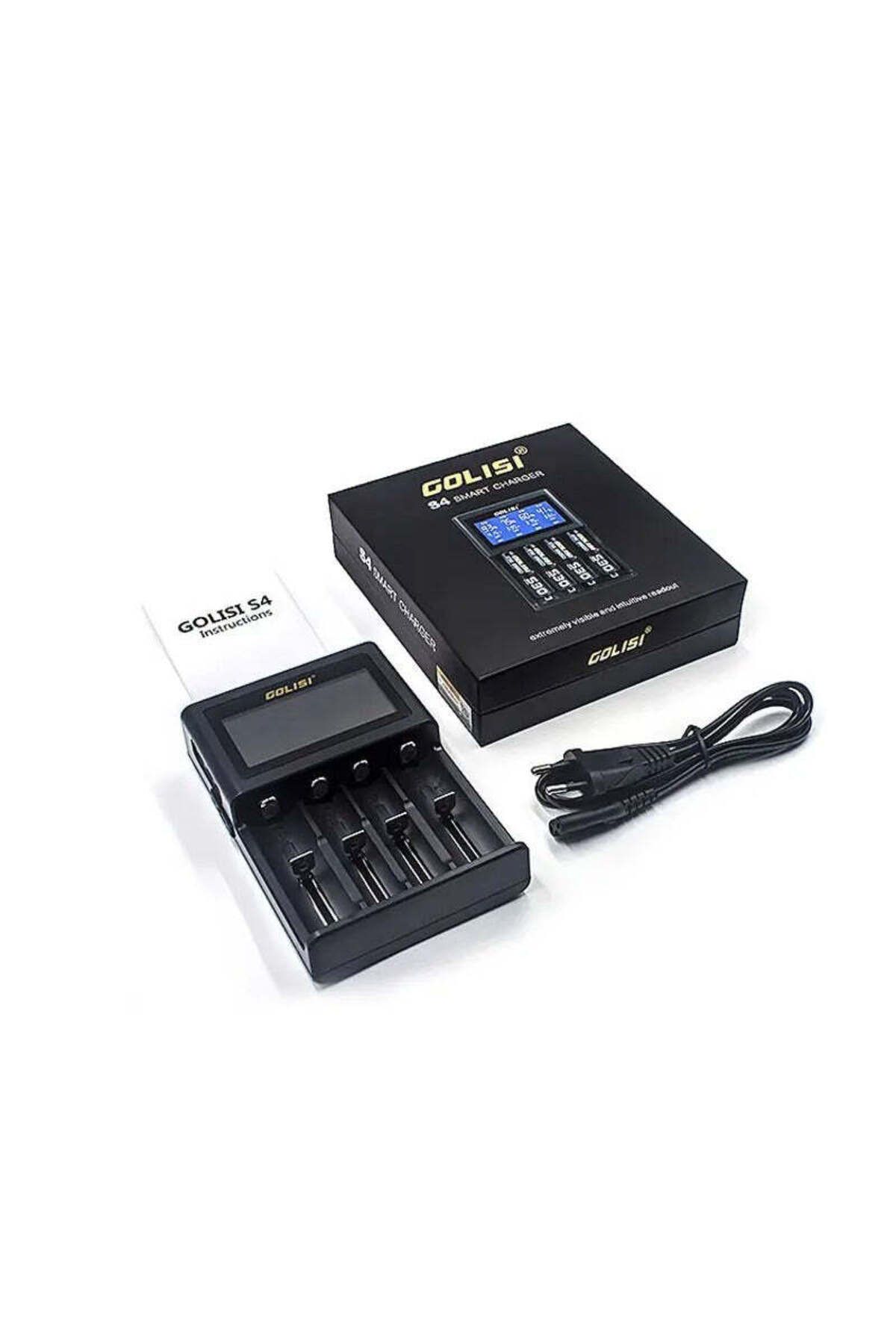 VTM-Smart Fast Charger For 4 AAA, AA, Ni-cd, Ni-md Batteries, LCD Screen, V, A Display 4