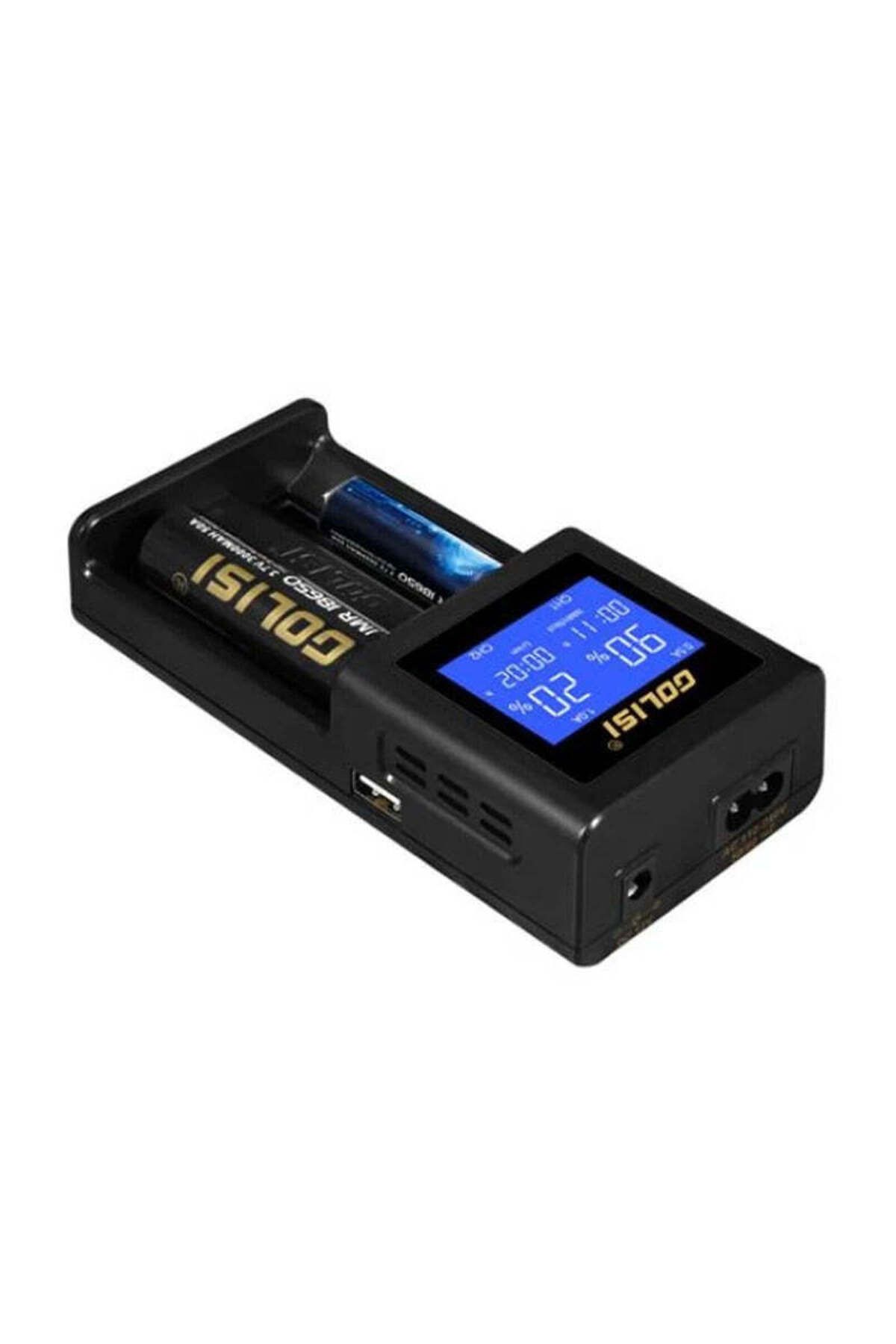 VTM-Smart Fast Charger For 2 Batteries, AAA, AA, Ni-cd, Ni-md, Screen, V,A Display, 3