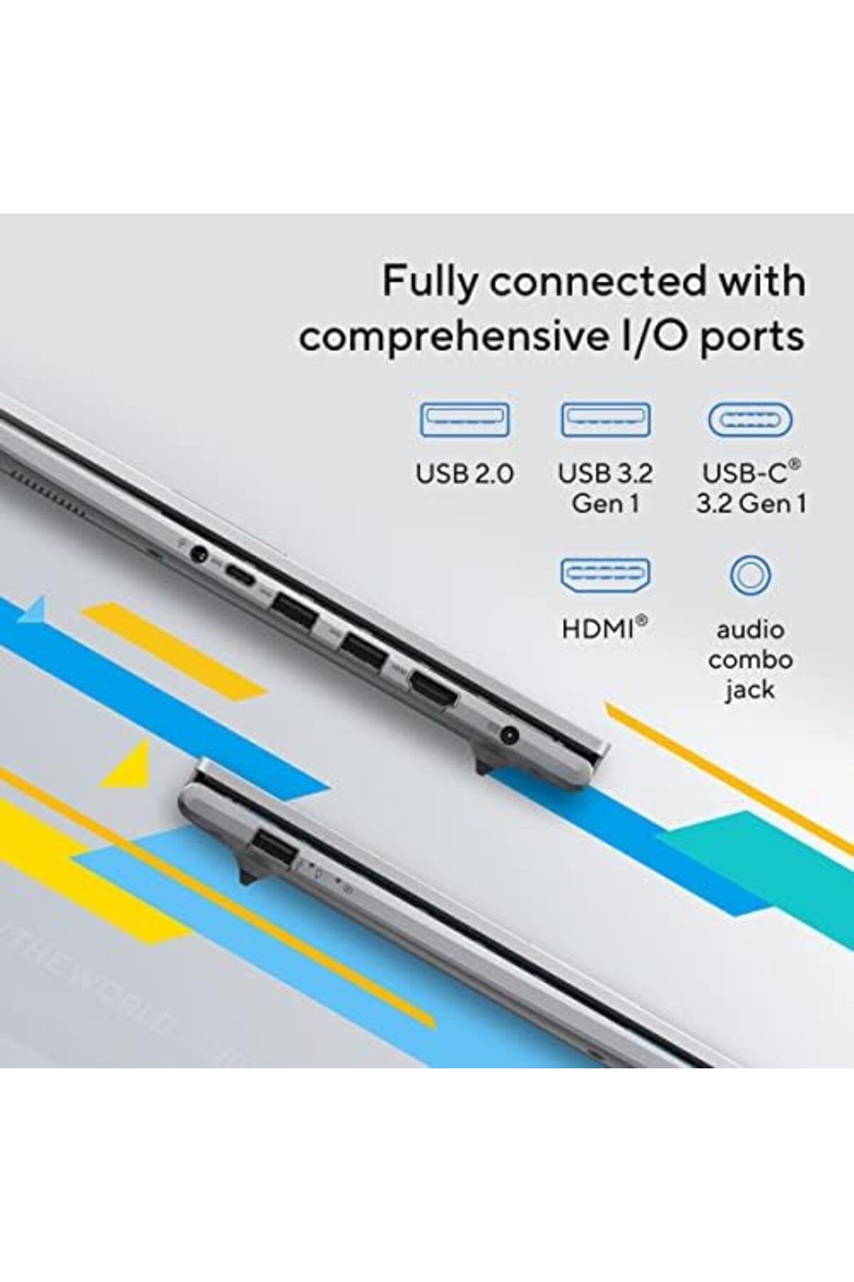 ASUS-VivoBook Laptop X1504VA-NJ121W, Intel Core i7-1355U-10Core, 16GB RAM DDR4, 512GB SSD Storage, 1 6