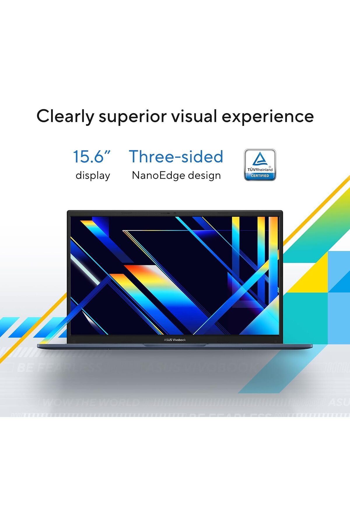 ASUS-VivoBook Laptop X1504VA-NJ121W, Intel Core i7-1355U-10Core, 16GB RAM DDR4, 512GB SSD Storage, 1 3