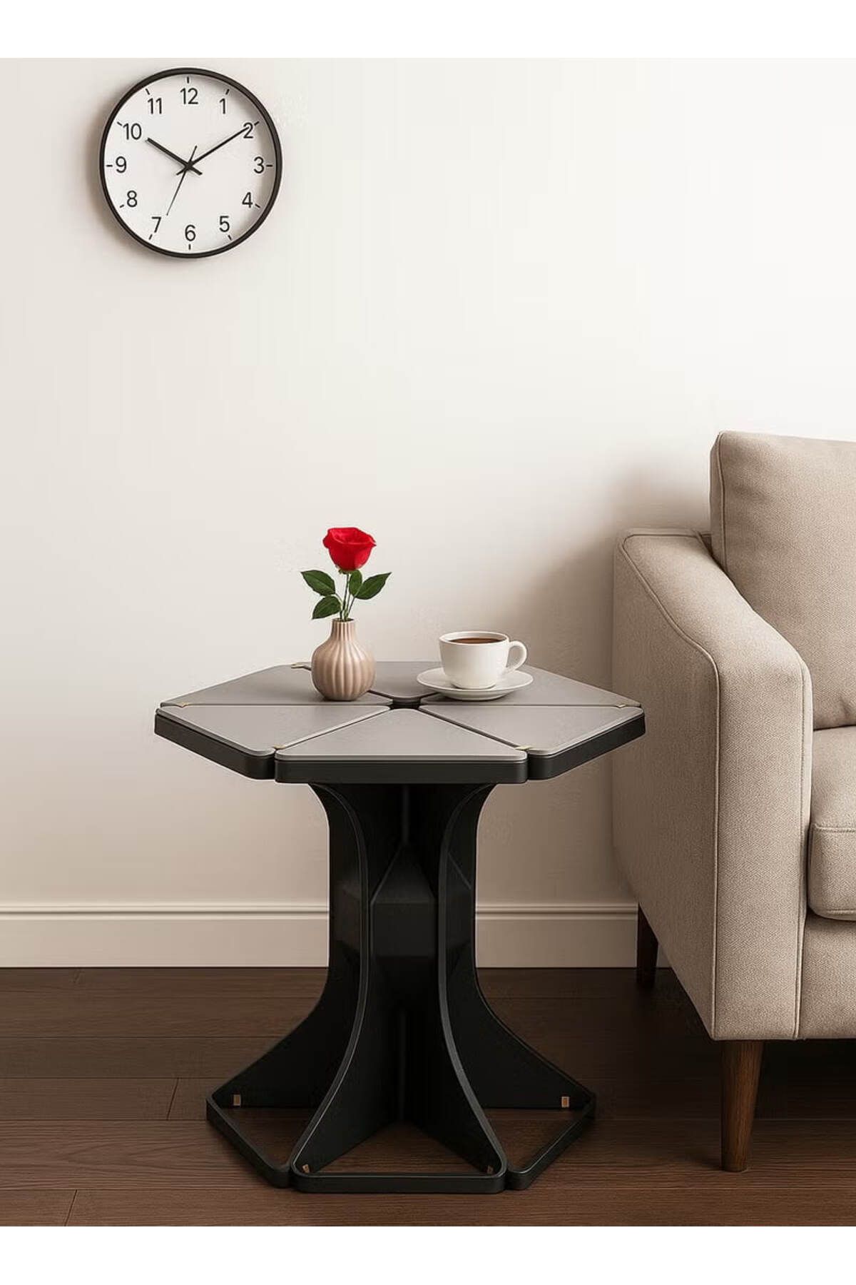 3D Brothers-Hexagonal Side Table with Modern Geometric Design – A Stylish Touch for Your Space 1