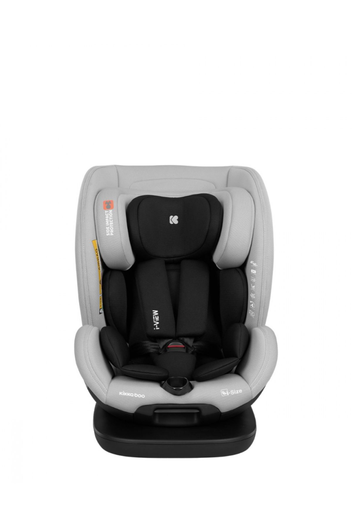 Kikka Boo-Scaun auto cu isofix KikkaBoo 40-150 cm i-View i-SIZE Light Grey 2