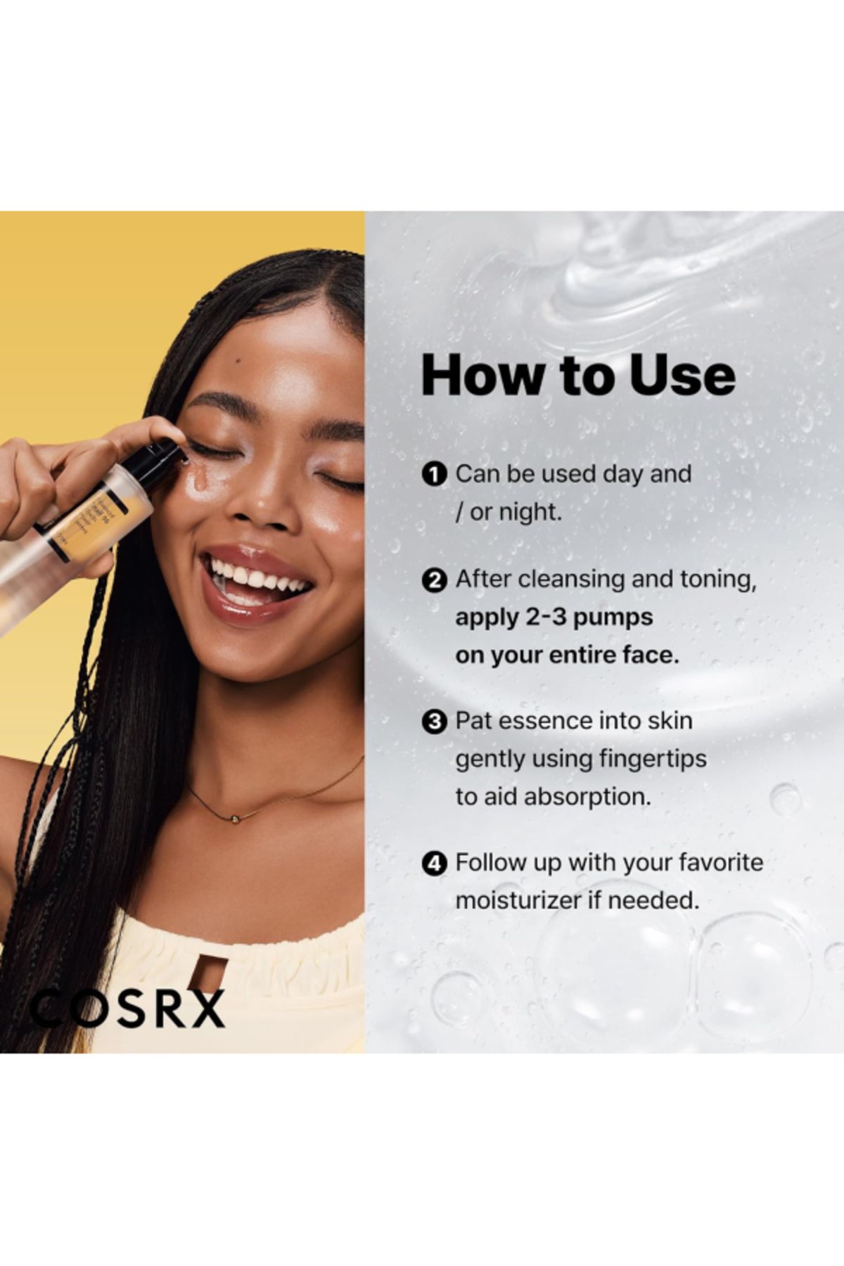 Cosrx-100ml Advanced Snail Essence 96 Mucin Power - Moisturizing and Nourishing Snail Essence 5
