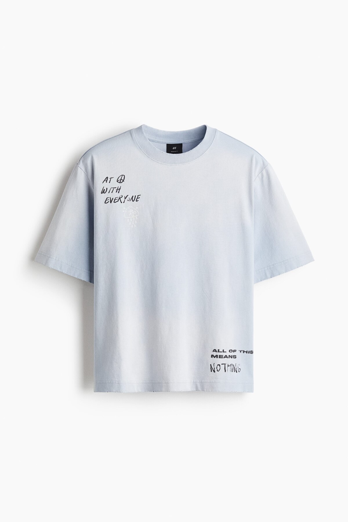 تی‌شرت طرح‌دار سایز بزرگ مناسب برای همه سنین اچ اند ام تی شرت H&M