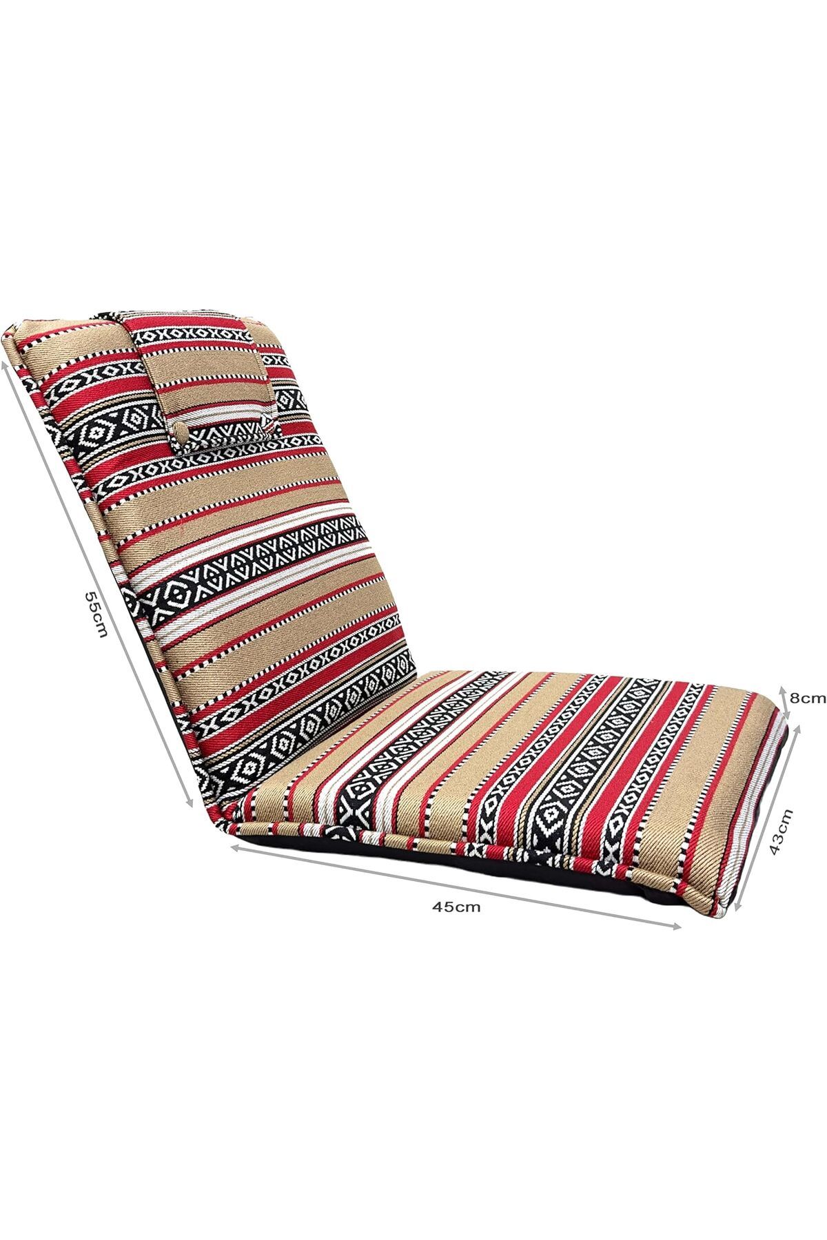 Egardenkart-ComfyLounge Portable Floor Chair with Adjustable Backrest – Your Perfect Seating Compa 5