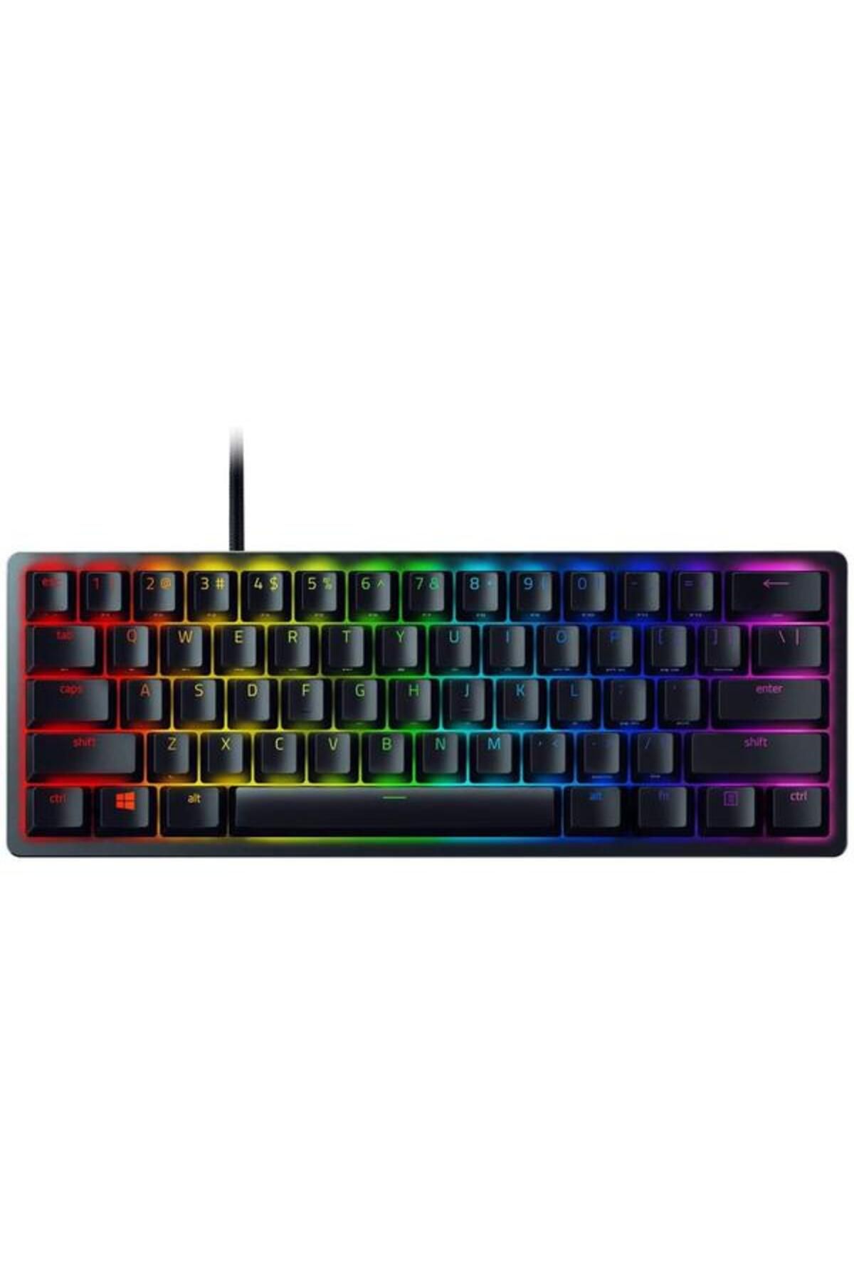 RAZER-Gaming Keyboard Huntsman Mini, Illuminated, Clicky Purple Switch (Black) 1