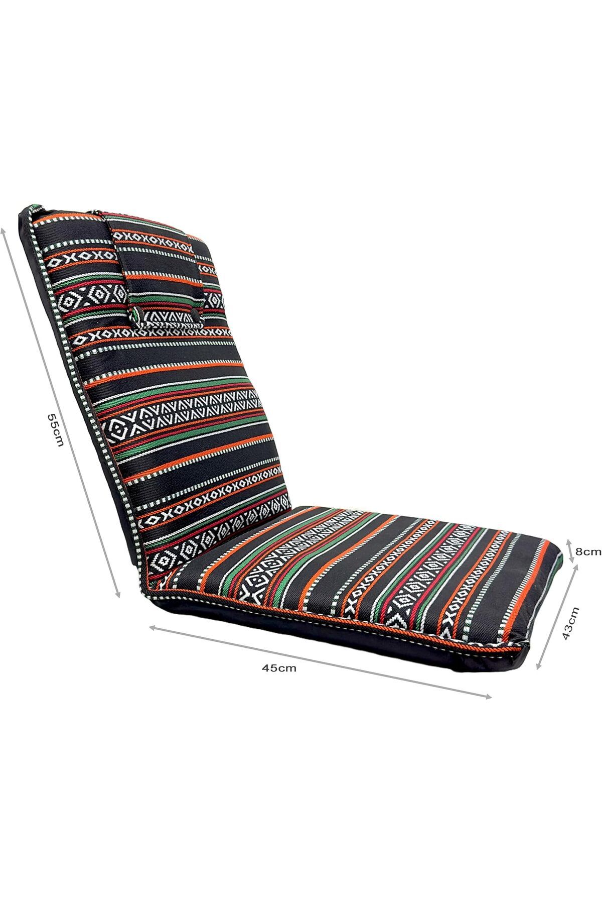Egardenkart-ComfyLounge Portable Floor Chair with Adjustable Backrest – Your Perfect Seating Compa 5
