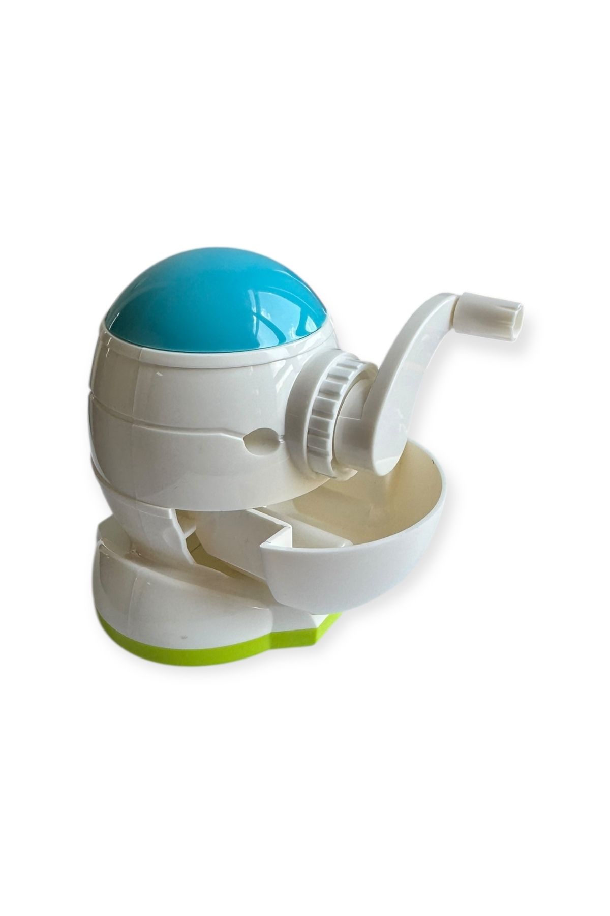 Polin-Cute Ufo Design Table Top Pencil Sharpener with Arms, 4 Different Color Options, Sticker Gift 4