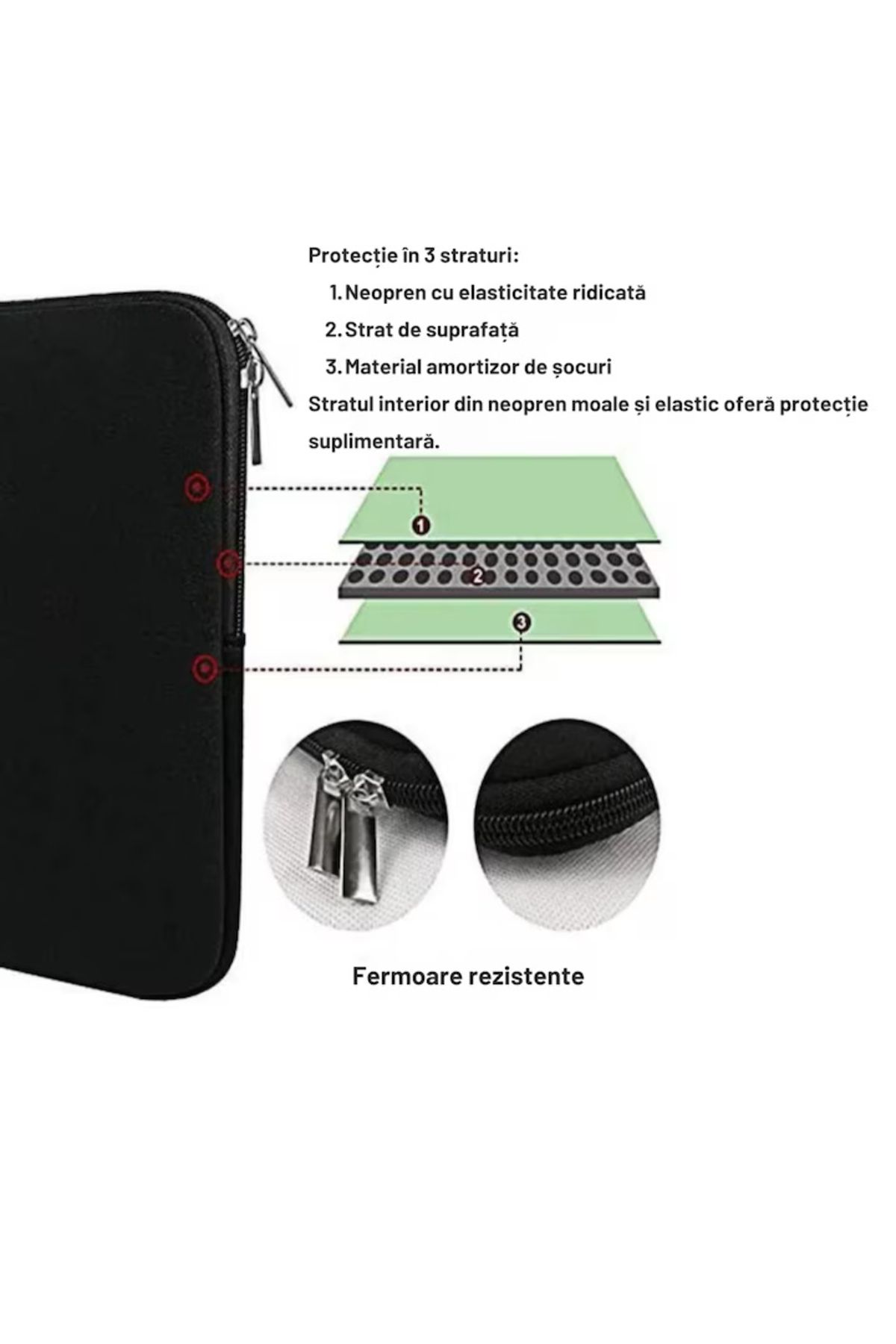 varioshop-VarioShop® Laptop Protective and Carrying Case, up to 15.6 inches, with Anti-Shock Sponge, Rezi 4