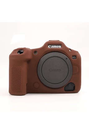 Mettzchrom Canon R5 MARK II Uyumlu Silikon Koruyucu Kılıf 7 farklı renk Seçeneği