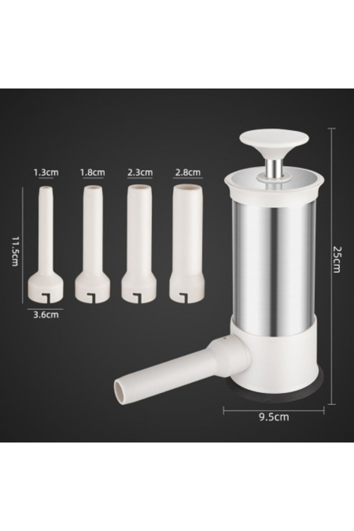 Kardett-Sausage filling machine, 5-piece set, device and 4 assorted tubes 2