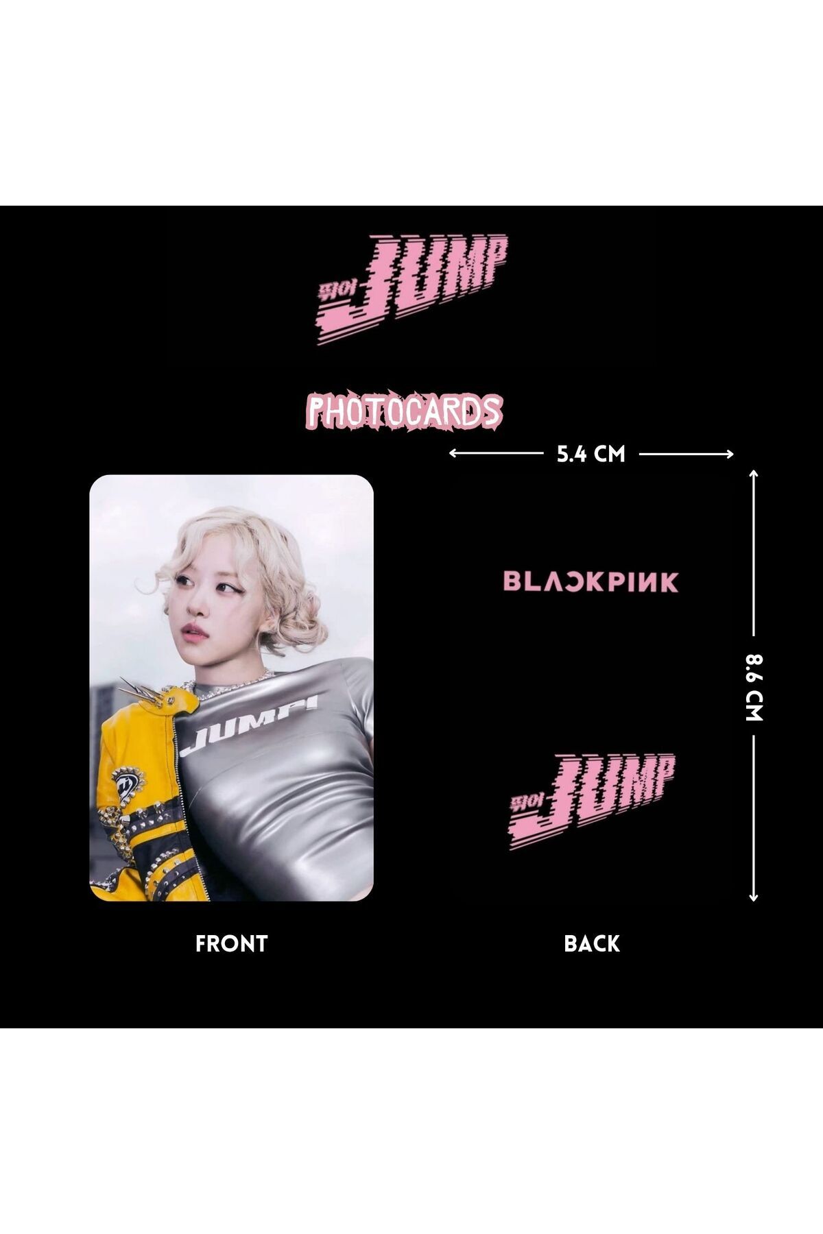 Kpop Dünyasi BLACKPINK '' Jump '' Photocards Set 3 - Fiyatı, Yorumları