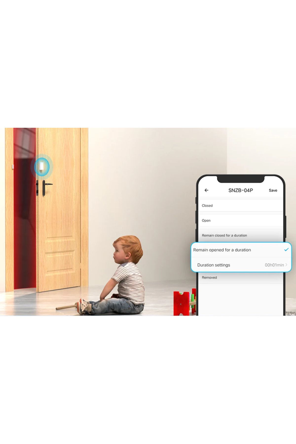 Sonoff-Smart door-window sensor SNZB-04P, ZigBee, White 4