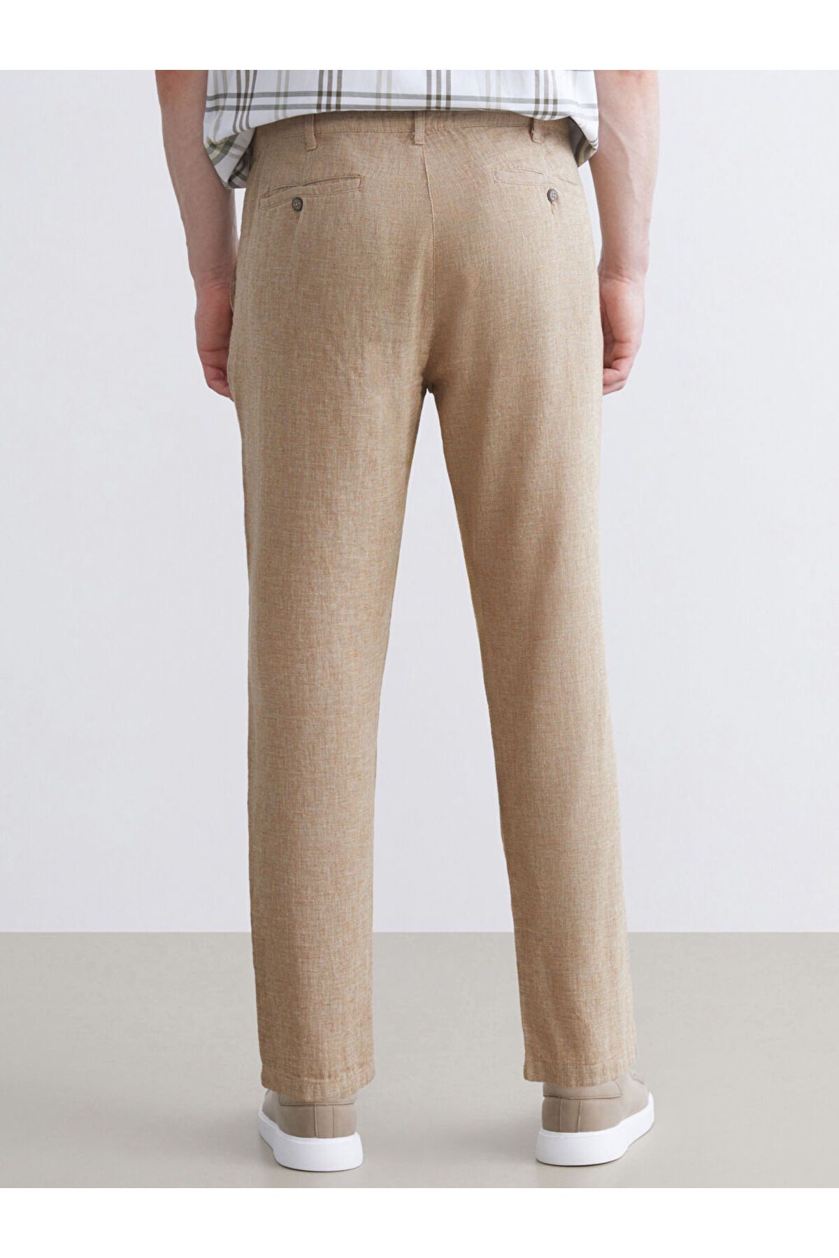 LC Waikiki-Sparkling Selections from Shining Store |   Beige Standard Fit Men's Chino Trousers 4