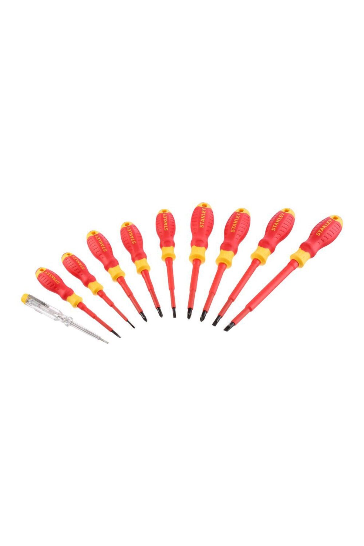 Stanley-STHT60032-0, Set 10 surubelnite subtiri VDE, tip PZ, PH drepte si tester de tensiune 2