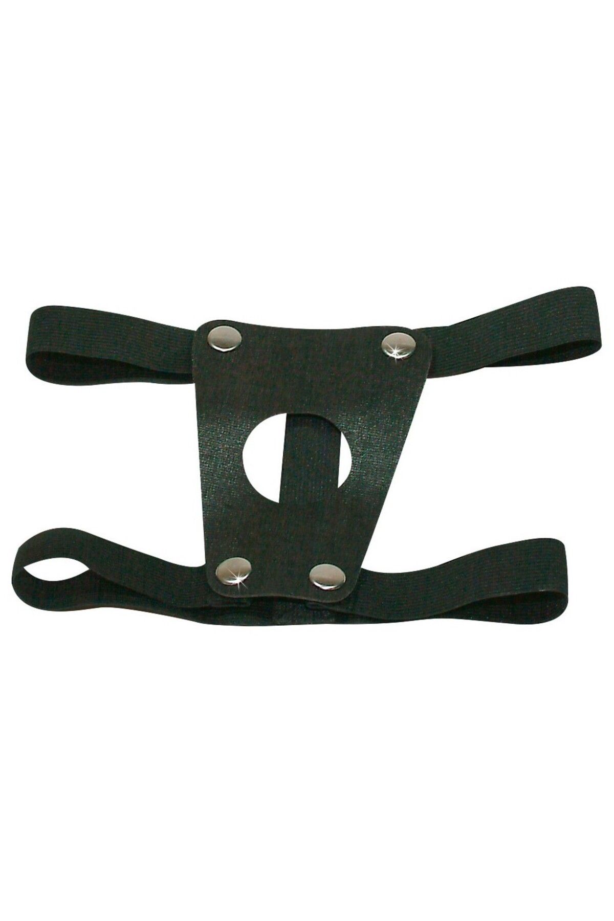 OEM-Strap On Lock Load Adjustable Harness with Realistic Stimulator, Synthetic Leather, Stable and Comfortable 3