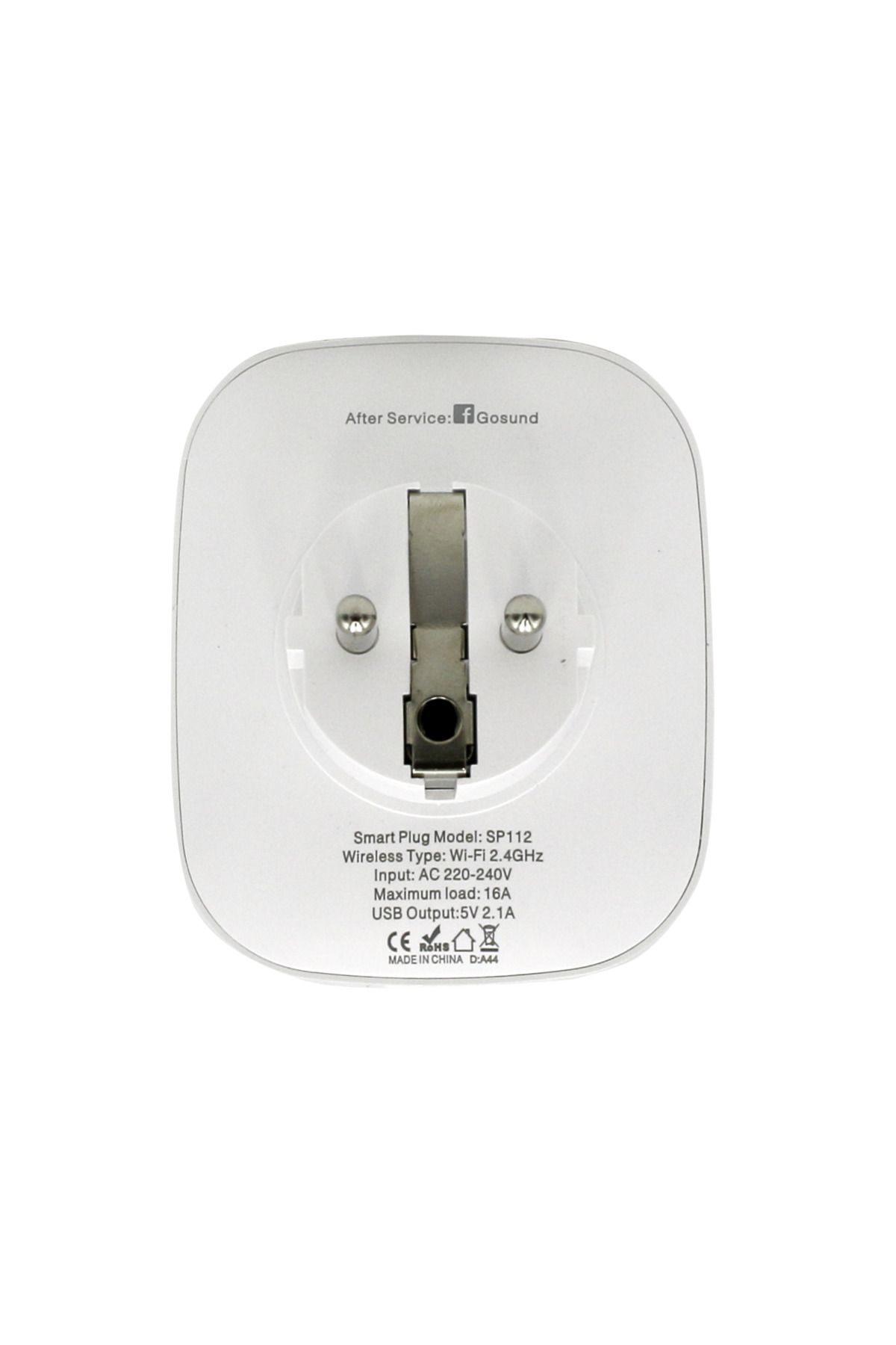 Proxxon-Gosund SP112 WiFi Smart Socket, 16A, 2X USB, Energy Consumption Monitoring 3
