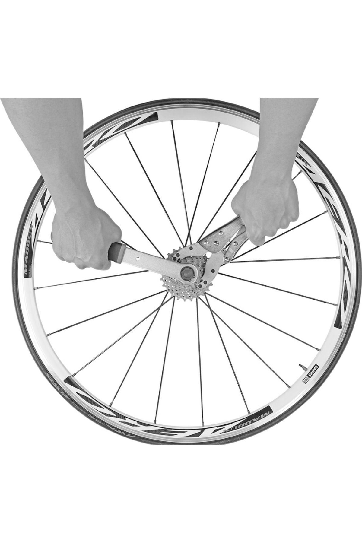 KlaussTech-Super B Sprocket Wrench with Adjustable Handle 5~12 Speeds 4