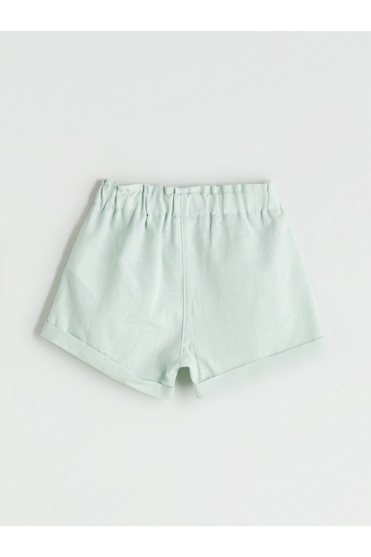 LC Waikiki-Sparkling Selections from Shining Store |   Turquoise Ruffle Baby Girl Blouse and Shorts 2 Pcs 7