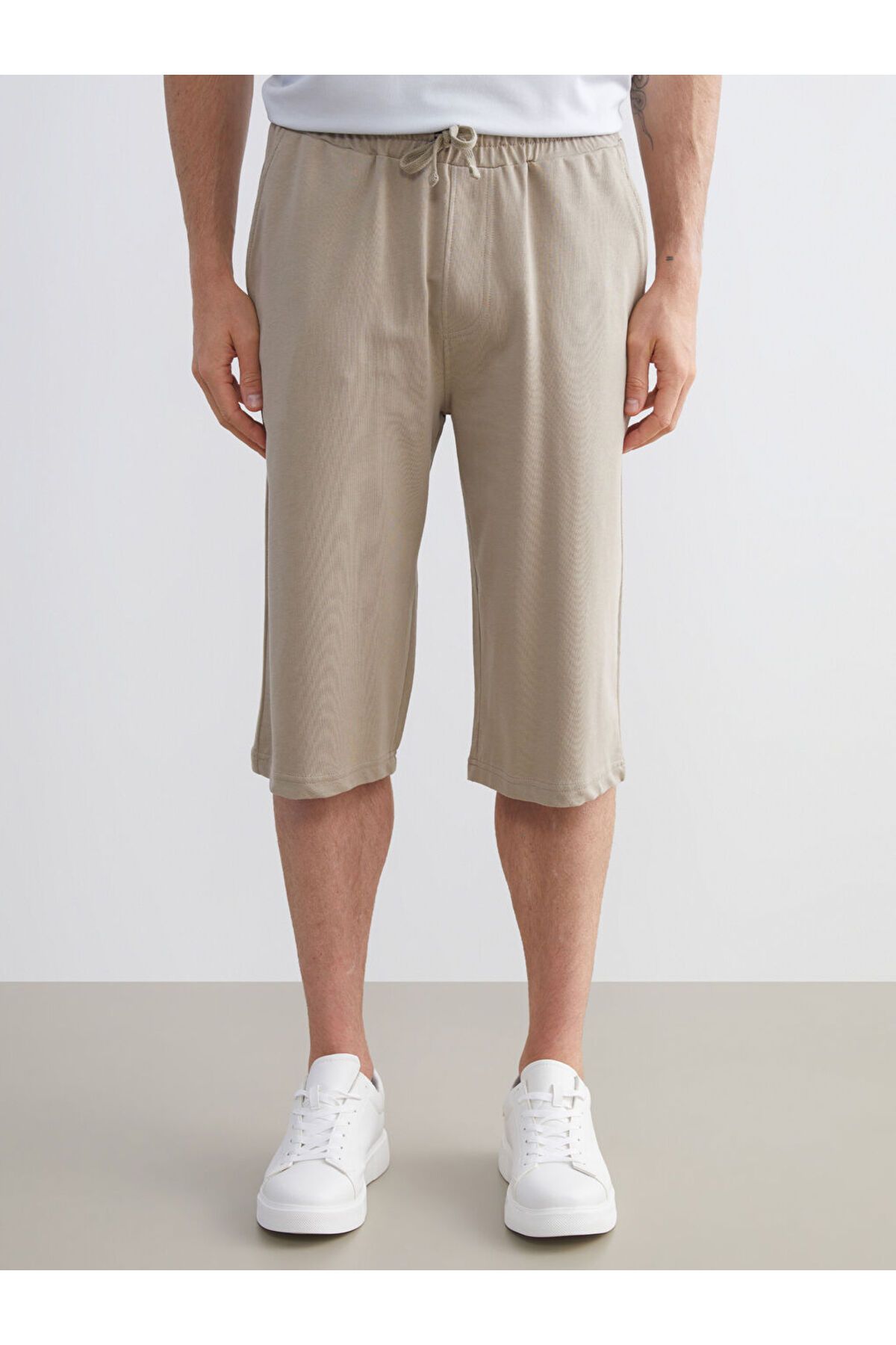 LC Waikiki-Sparkling Selections from Shining Store |   Beige Standard Fit Men's Shorts 2