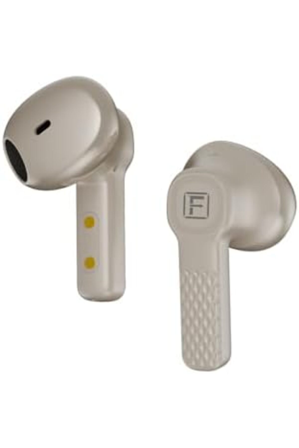 Faster-TroniX Half In-Ear Earbuds Bluetooth 5.4 with ENC Tech, LED Display Charging Case, 8H Playbac 8