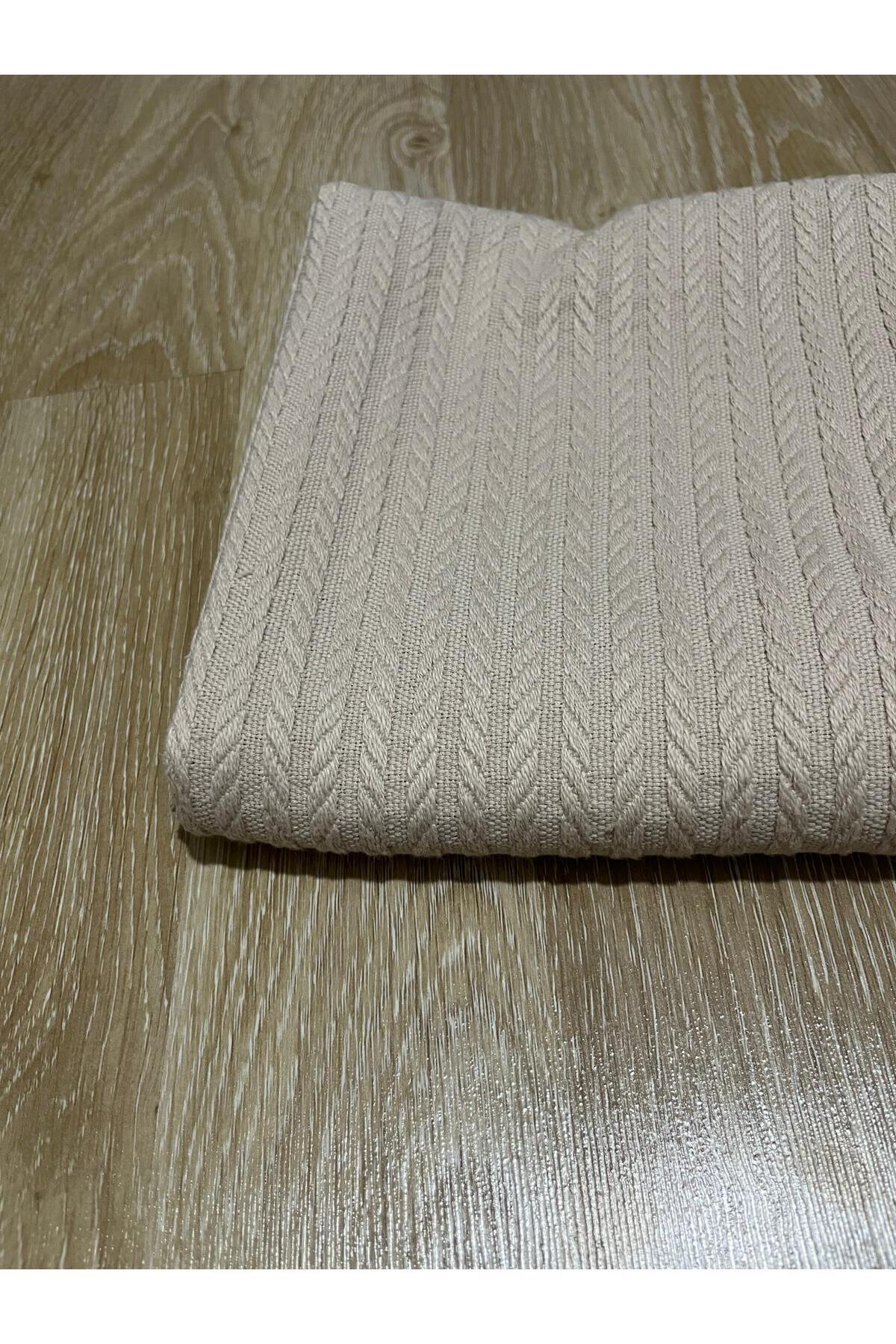 YUSRAMODA ÖRGÜ PİKE DESEN BEBEK BATTANIYESİ 100CM X 120CM fotoğrafı 4 (önizleme)