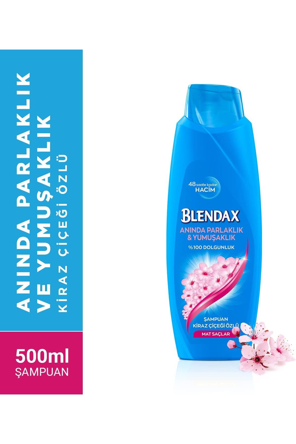 Blendax-Cherry Blossom Extract 500 ml X2 + Jasmine Extract 500 ml X2 Volumizing Shampoo Set 2