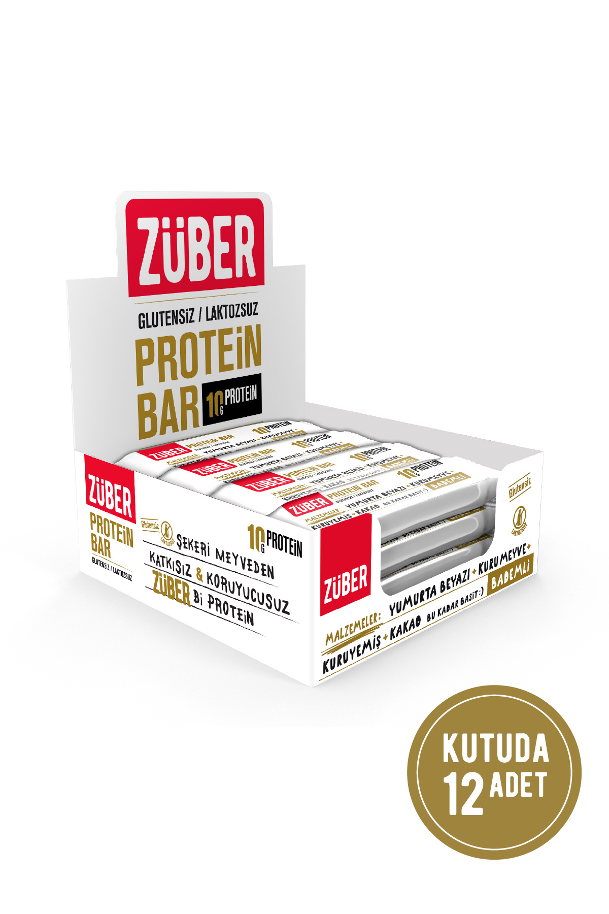 Züber Bademli Protein Bar 40gr X 12 Adet