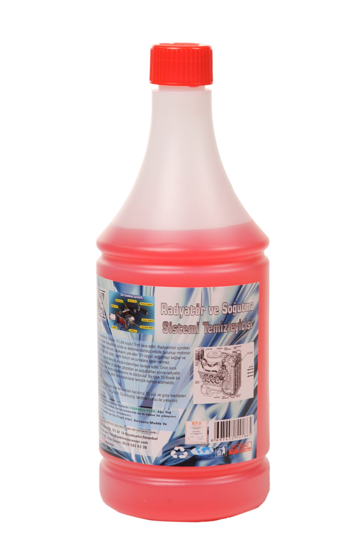 Ağır Yağ Sök. Solventli Radyatör Temizleyici 1 Lt Radiator Cleaner