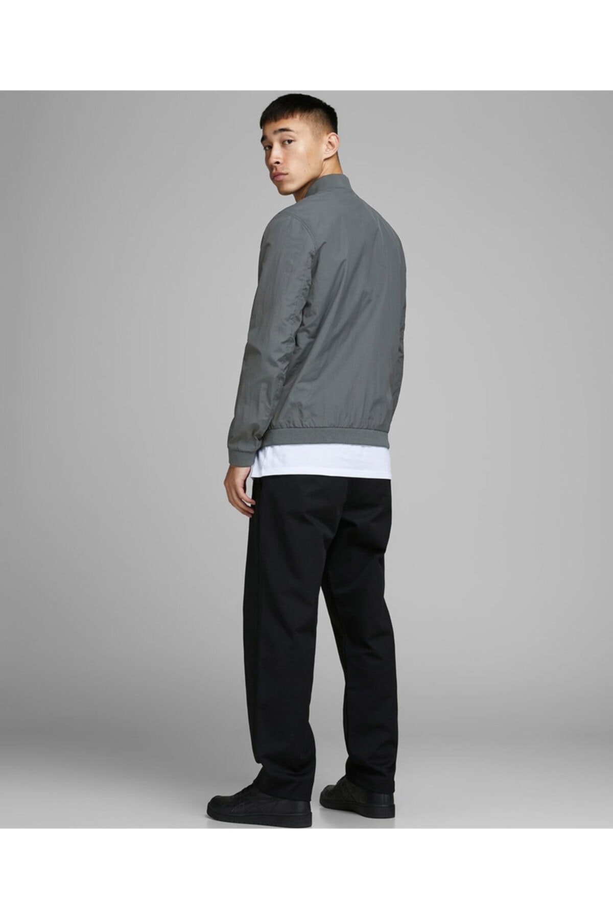 کت جک اند جونز مردانه  خاکستری بیسیک راسته     بیسیک  | Jack & Jones 12165203 MM - تصویر 4