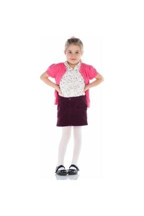 Kız Çocuk Micro 40 Beyaz Külotlu Mus Çorap 6'lı PRETTY6