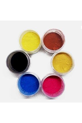 Mum Yapım Boyası, Pigmenti, Mum Renklendirme Seti (6renk) mumboyaseti