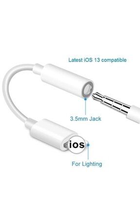 Jbc076a Bluetooth Apple Iphone Lightning 3.5mm Kulaklık Dönüştürücü 8682858960624