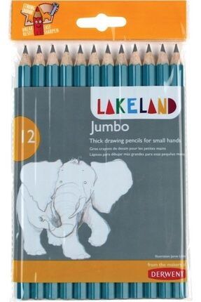 Lakeland Jumbo 12'li Kurşun Kalem Seti (12 Easy Grip Graphite Pencils) 0700267